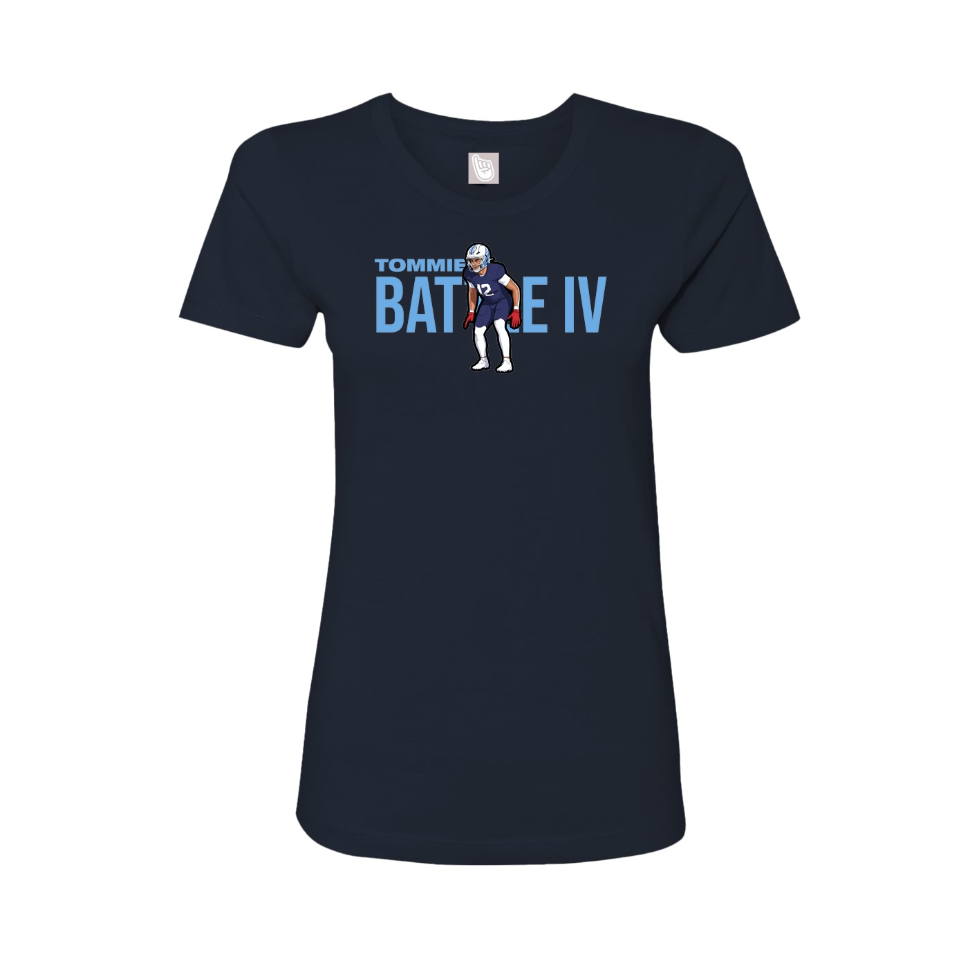 Womens Tee — Player Name in Navy