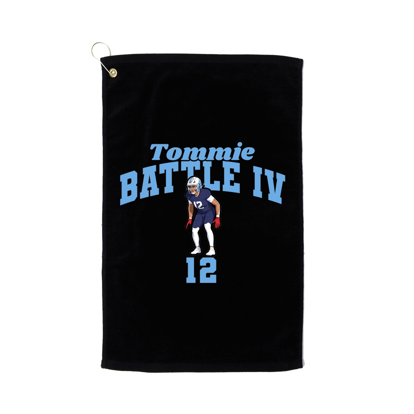 Golf Towel — Signature Arch in Black