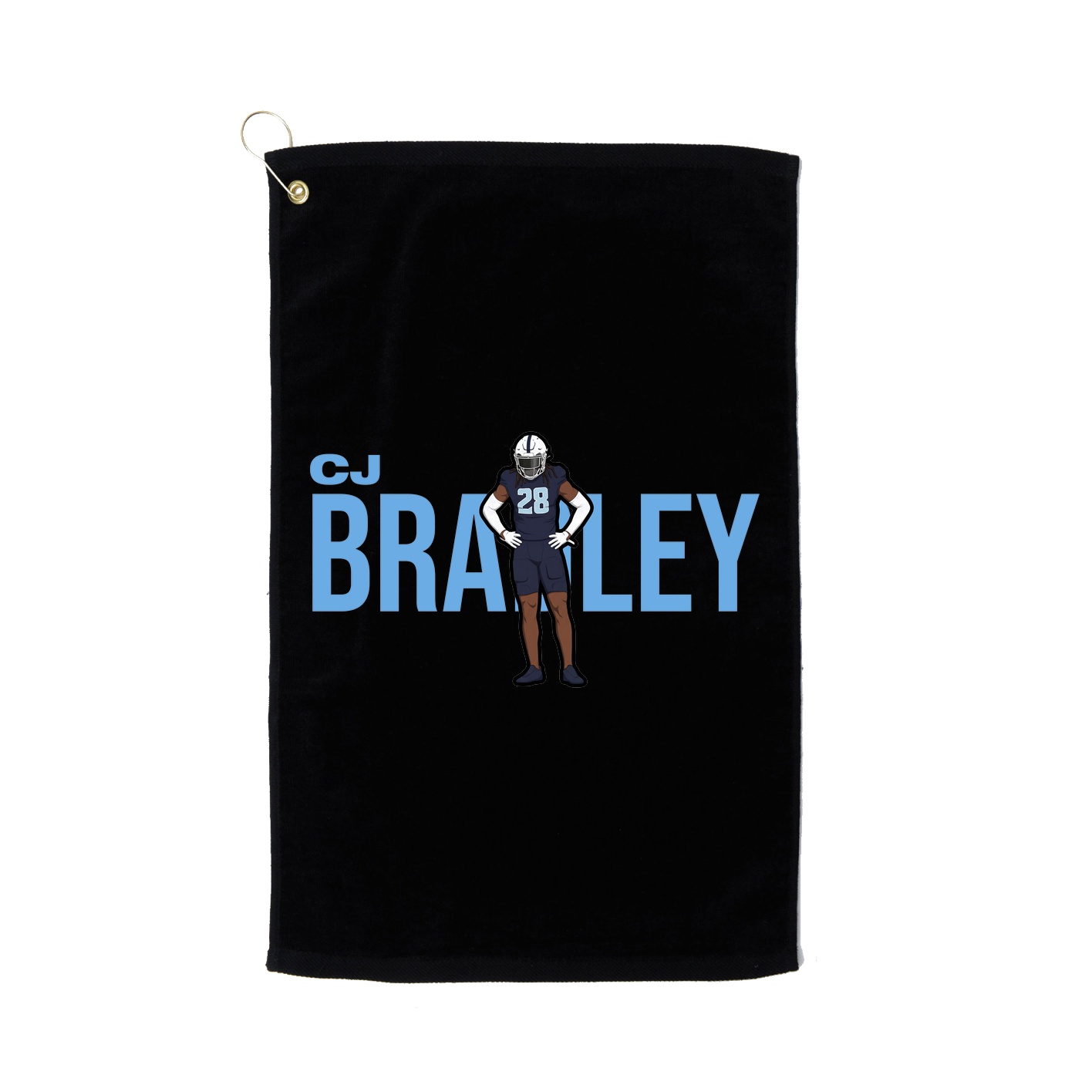 Golf Towel — Player Name in Black