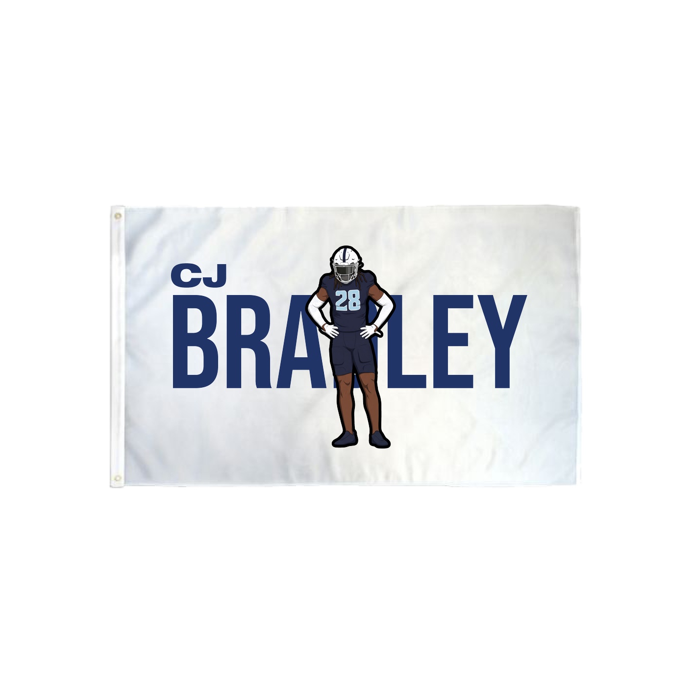 3x5 Flag — Player Name in Classic