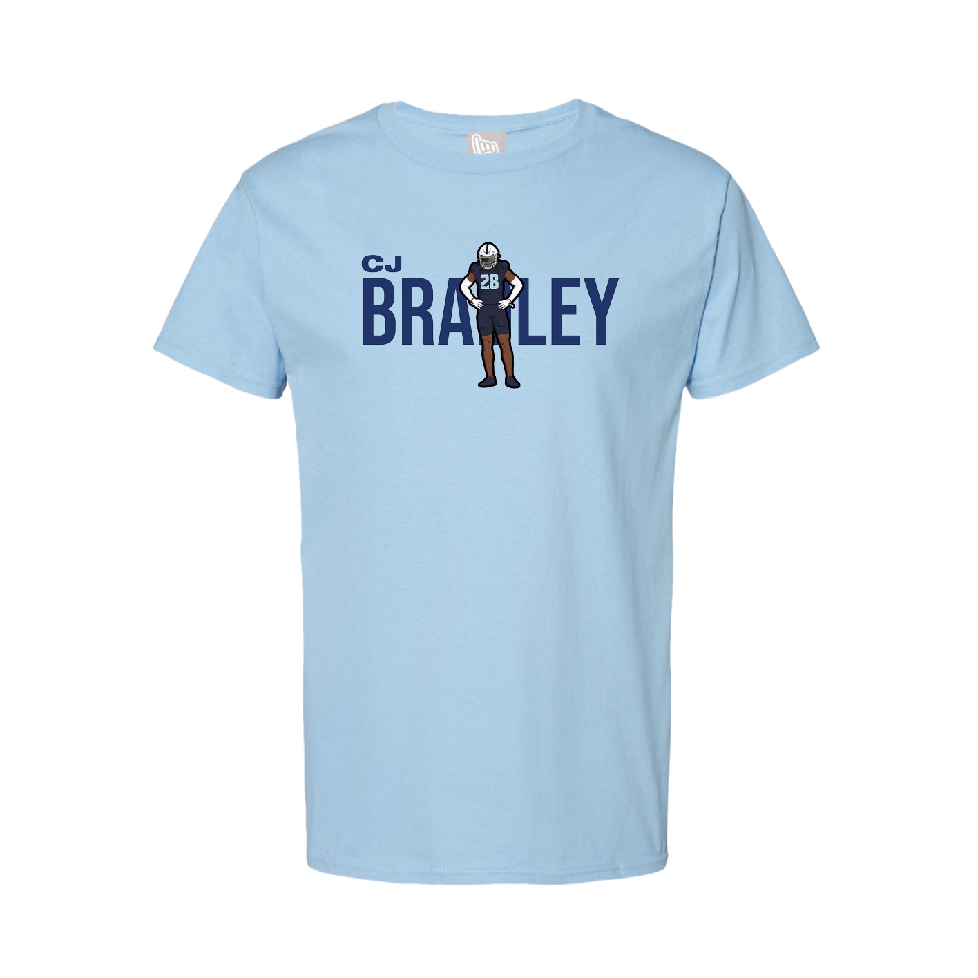 Tee — Player Name in Light Blue