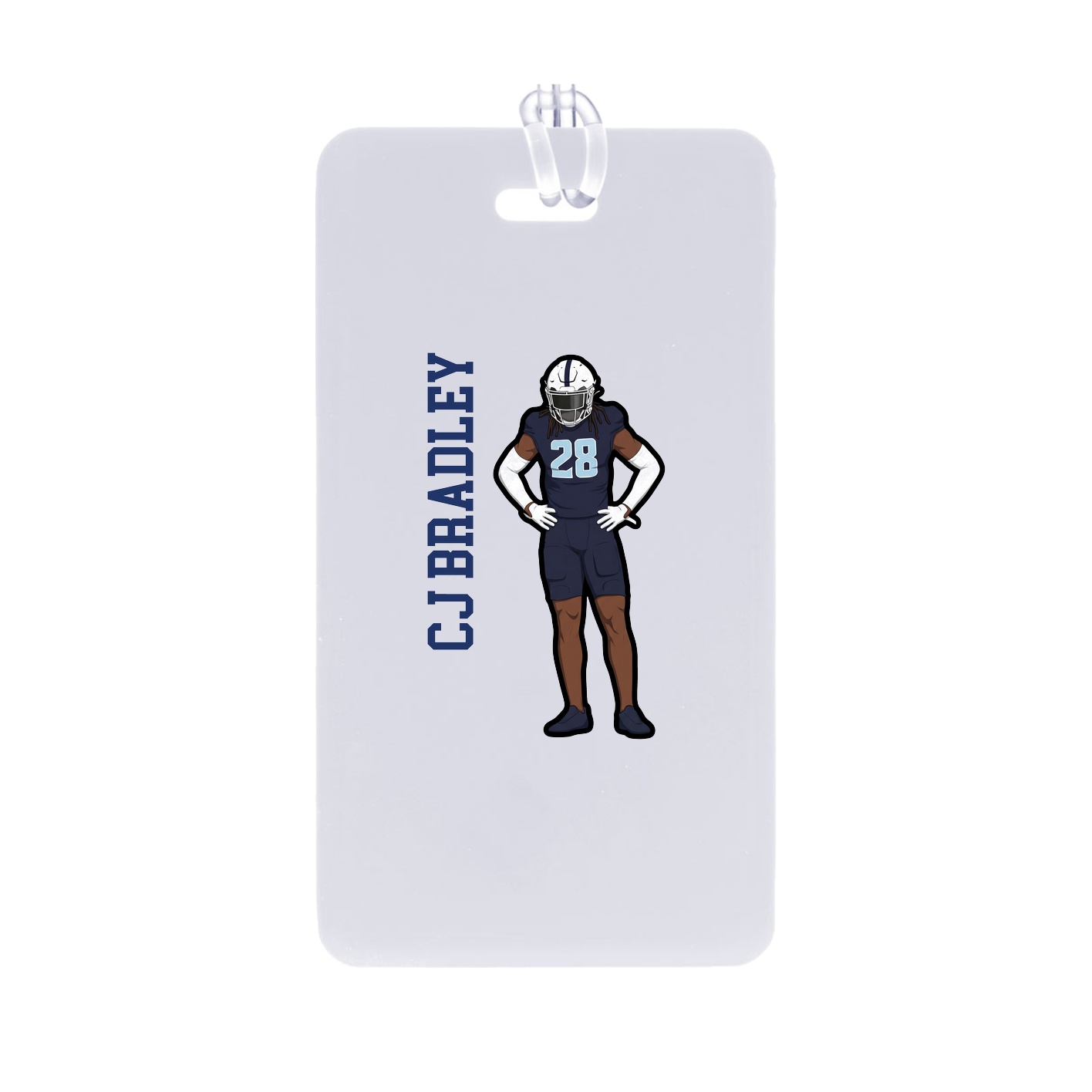Bag Tag — Name Vertical in Classic
