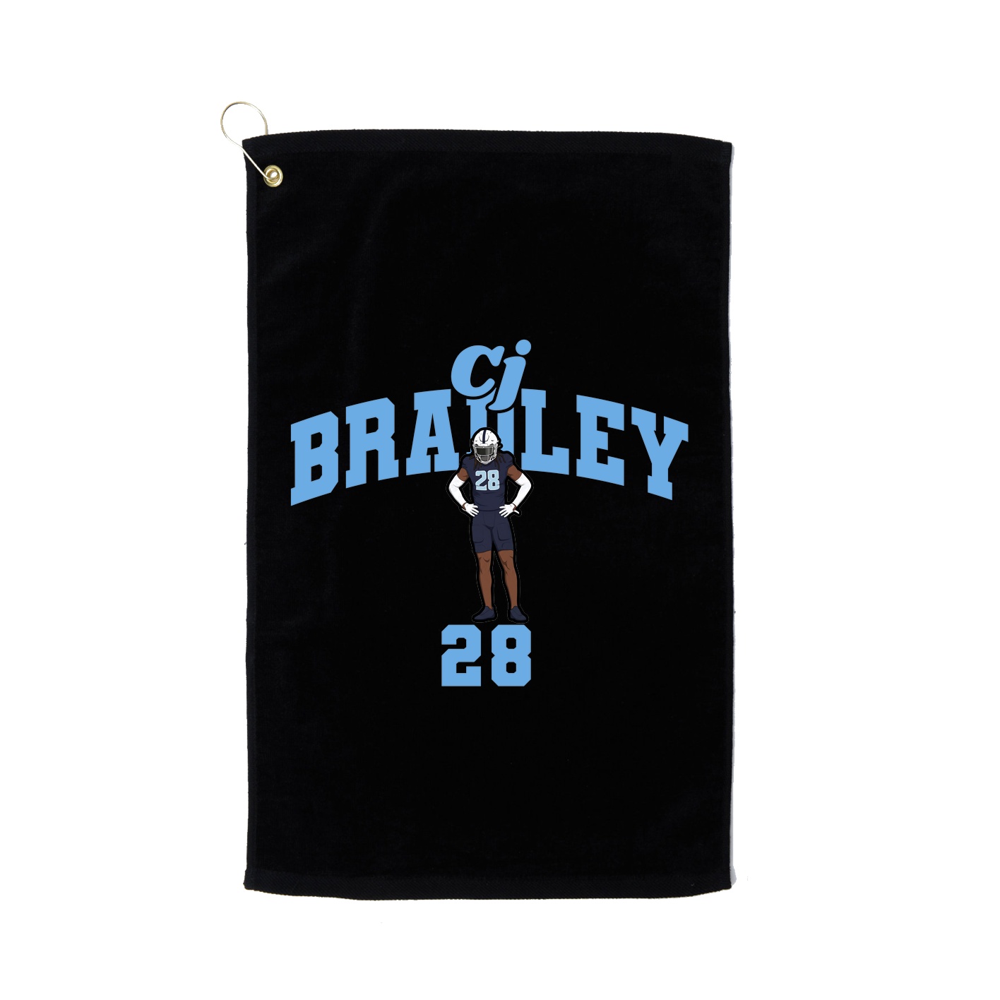 Golf Towel — Signature Arch in Black