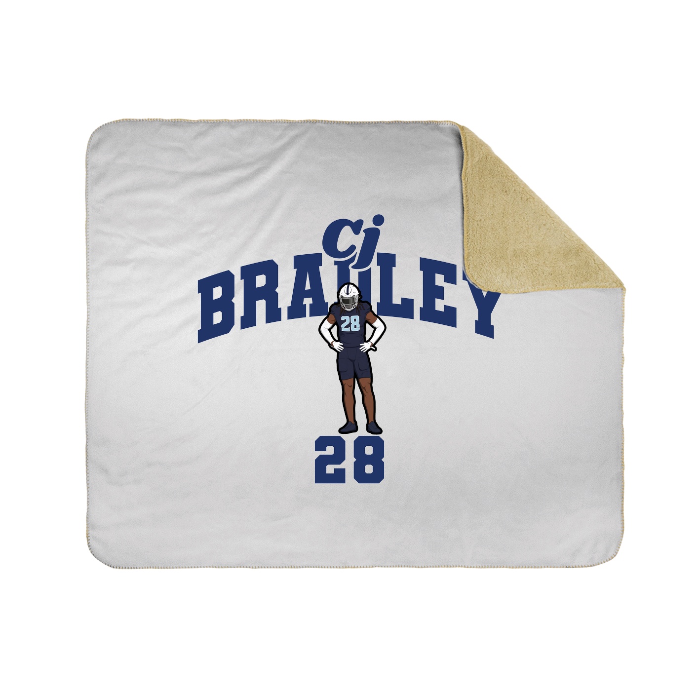 Throw Blanket — Signature Arch in White