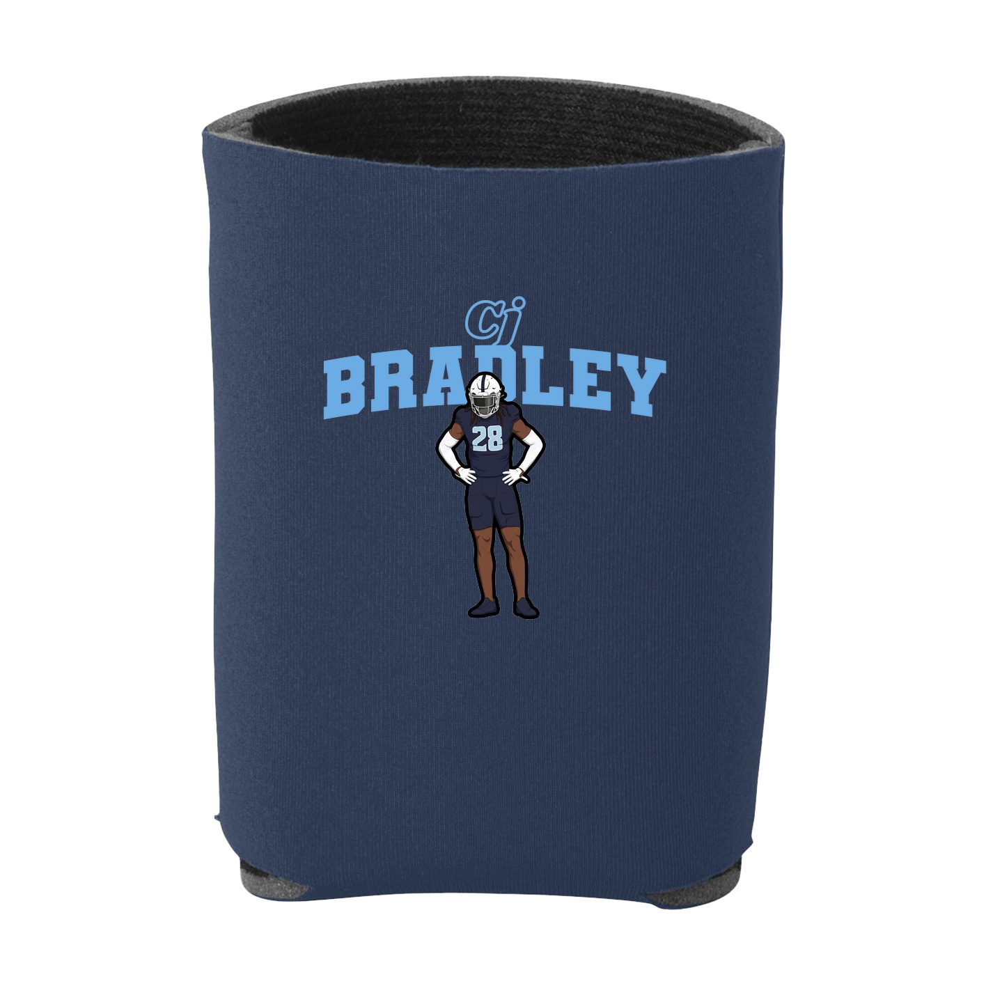 Can Holder — Name Arch in Navy