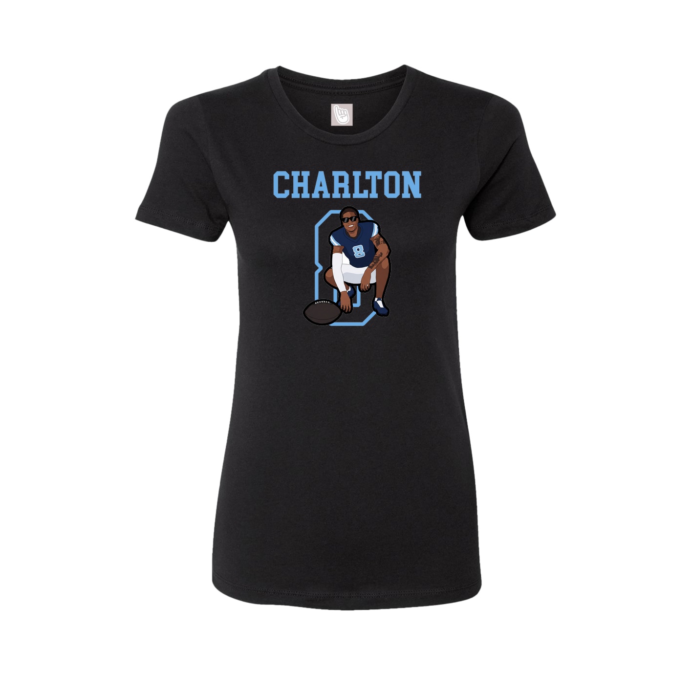Fitted Women's Tee — Shirsey in Black
