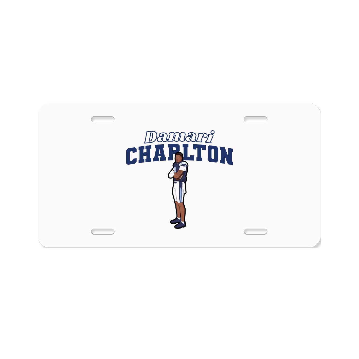 License Plate — Name Arch in Classic