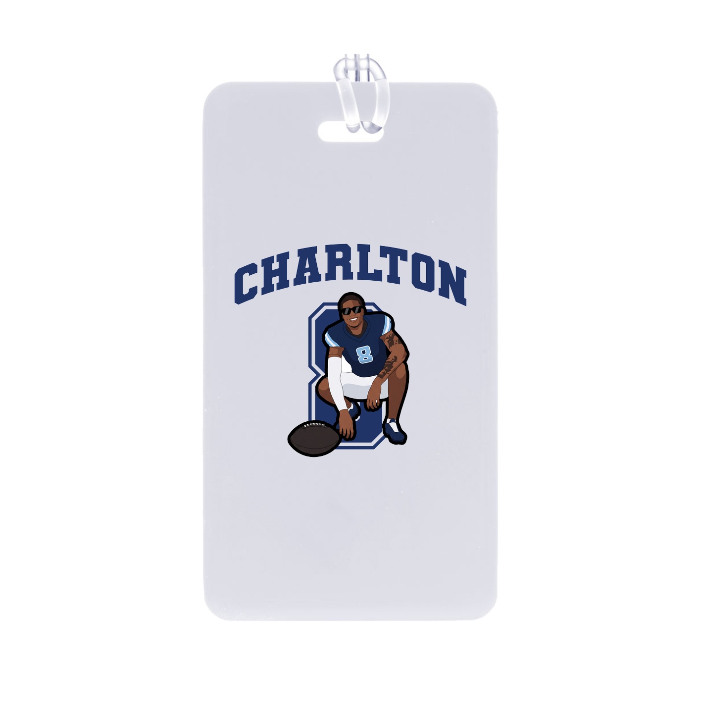 Bag Tag — Number in Classic