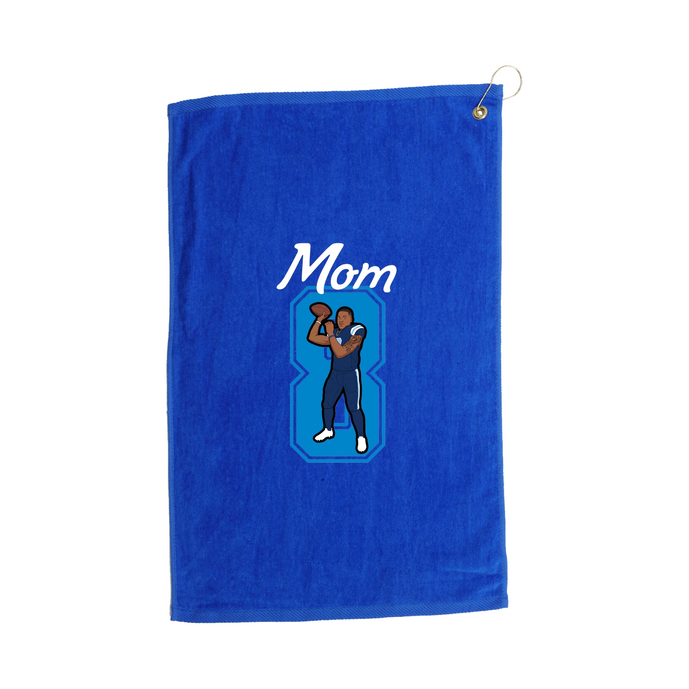 Golf Towel — Mothers Day Shirsey in Royal