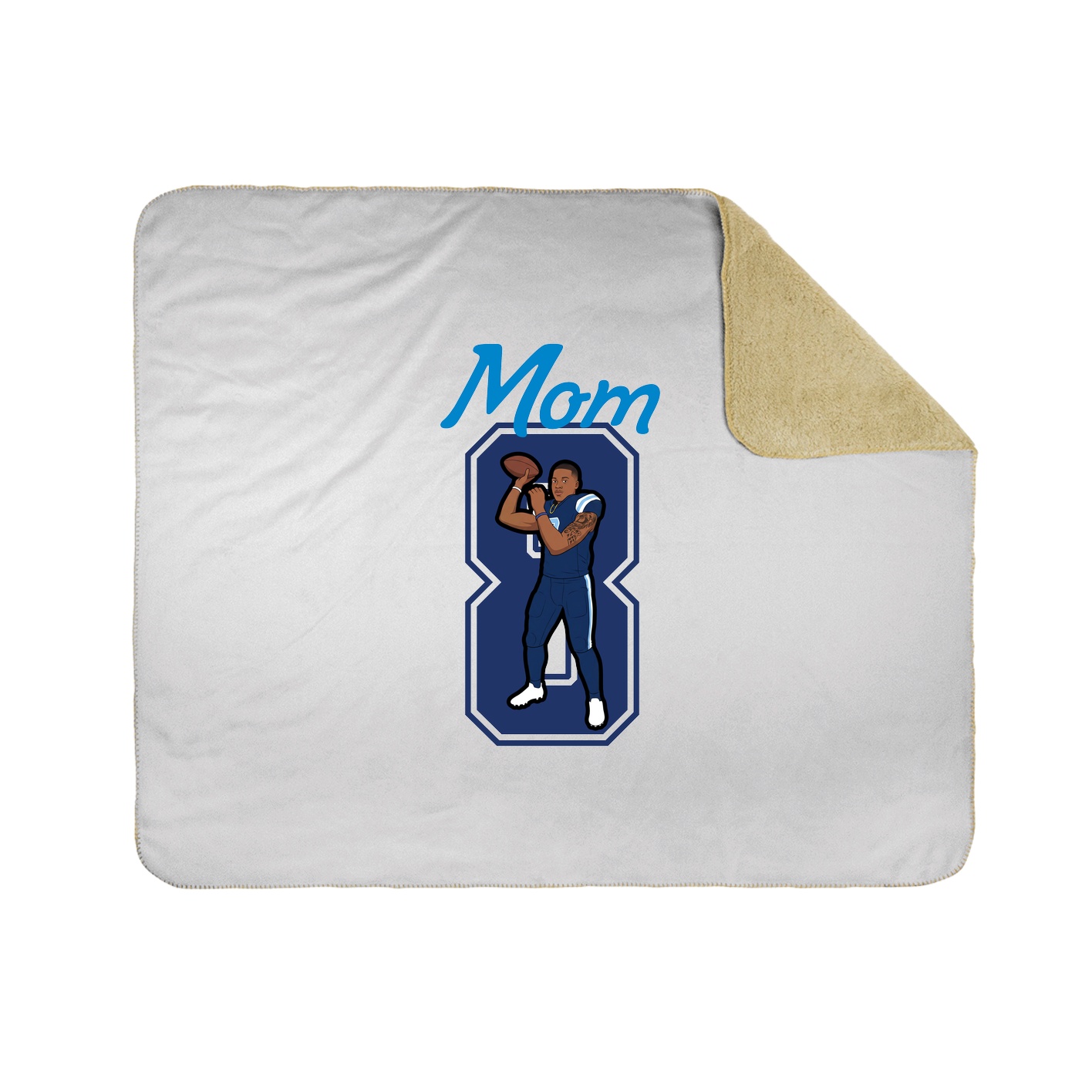 Throw Blanket — Mothers Day Shirsey in White