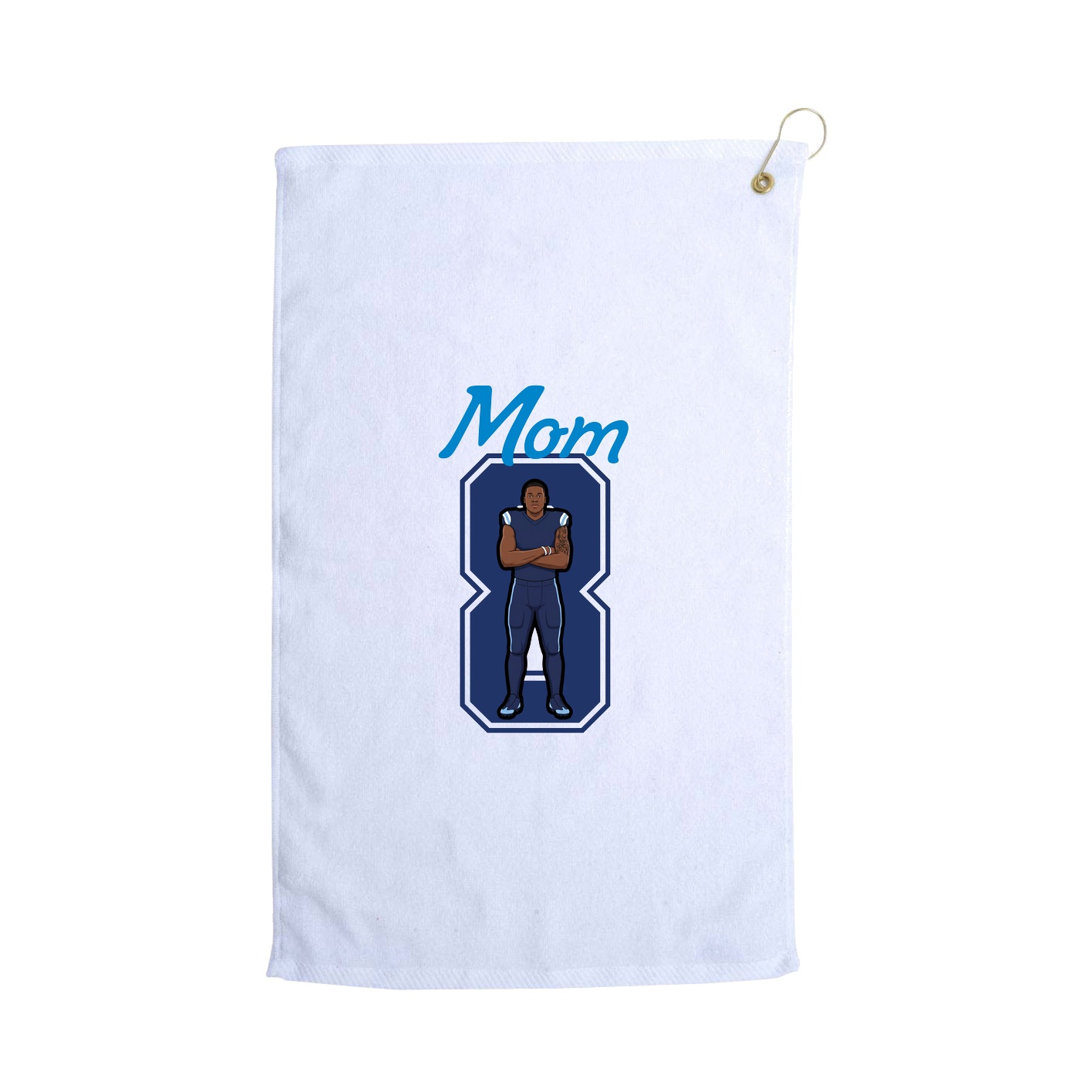 Golf Towel — Mothers Day Shirsey in White