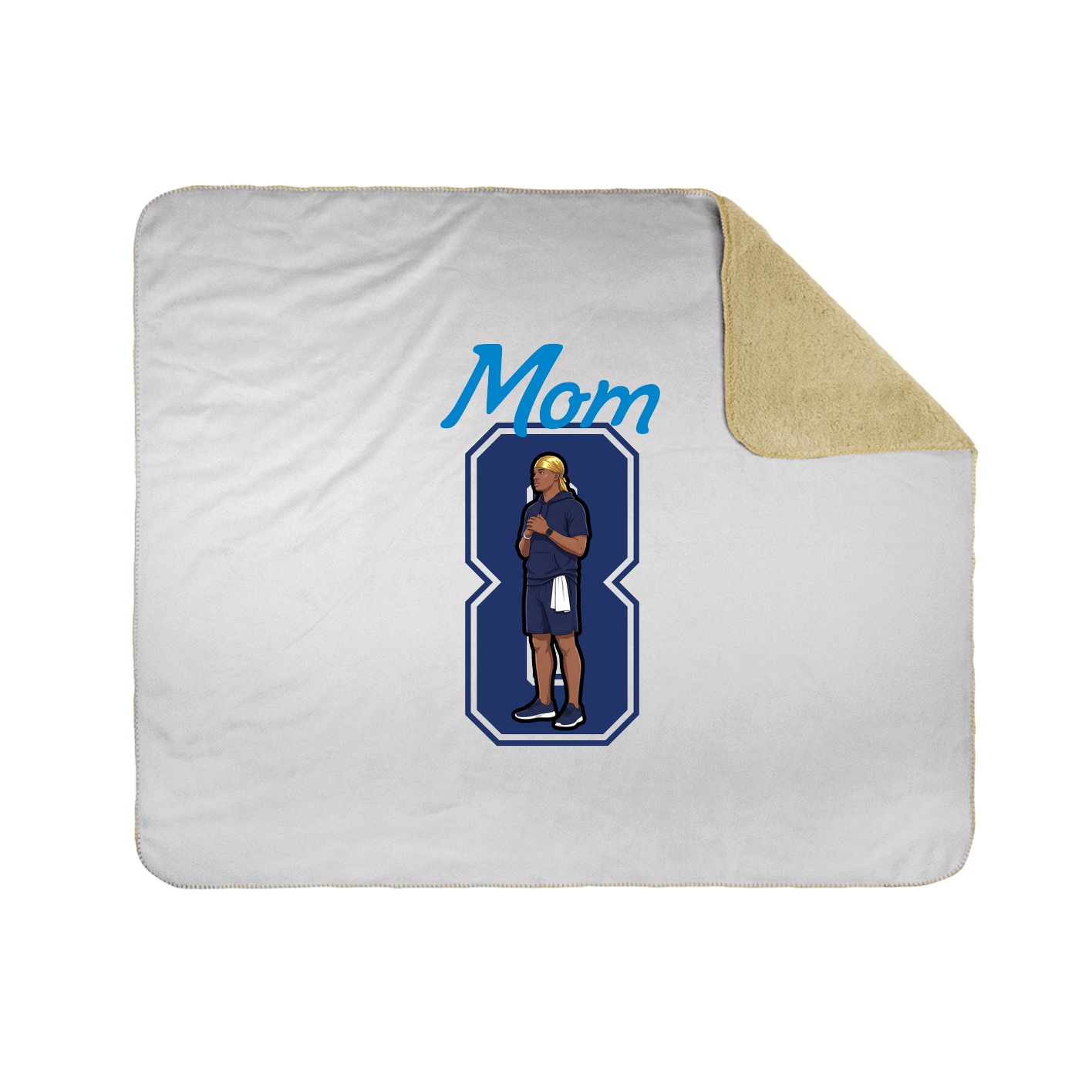 Throw Blanket — Mothers Day Shirsey in White