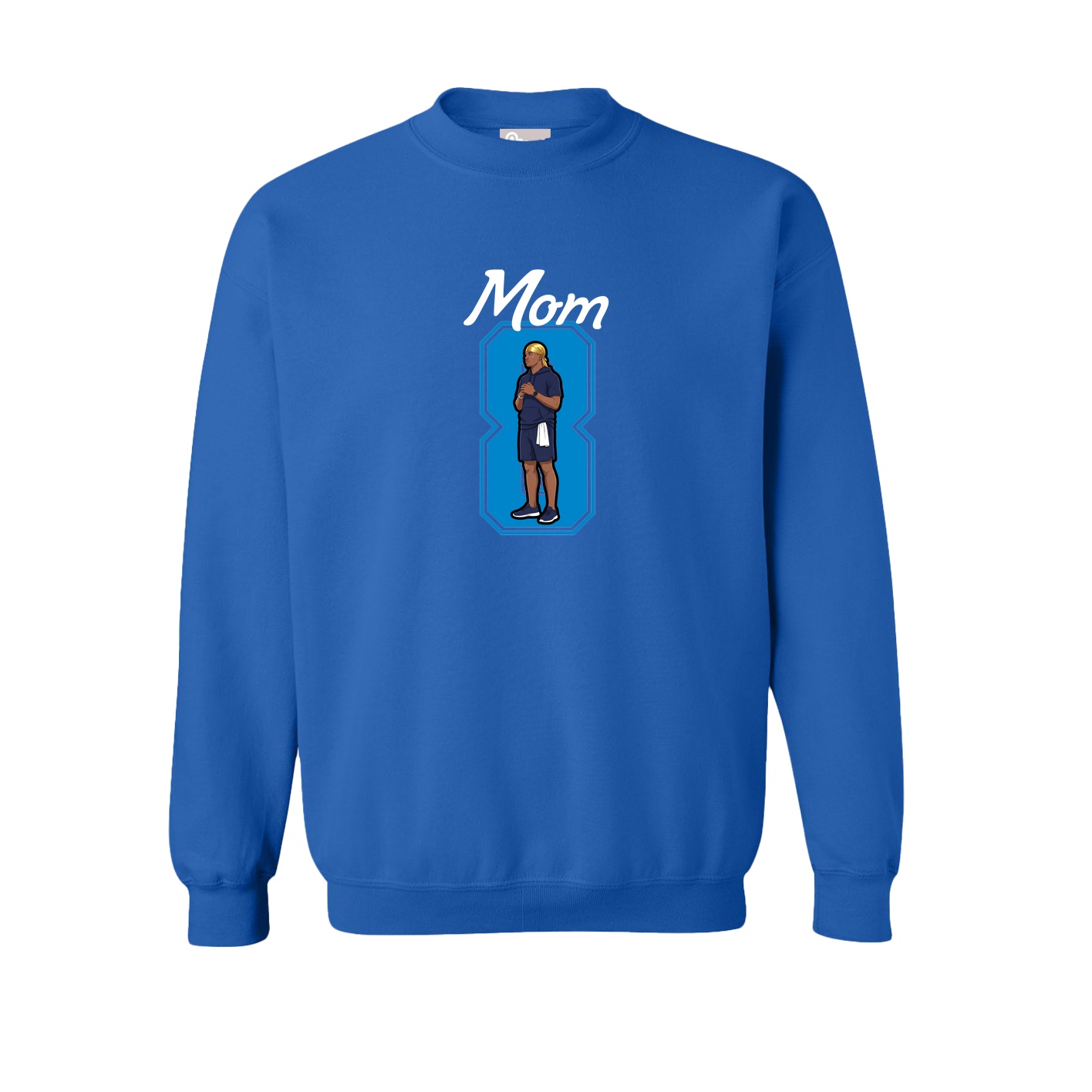 Fleece Crew — Mothers Day Shirsey in Royal