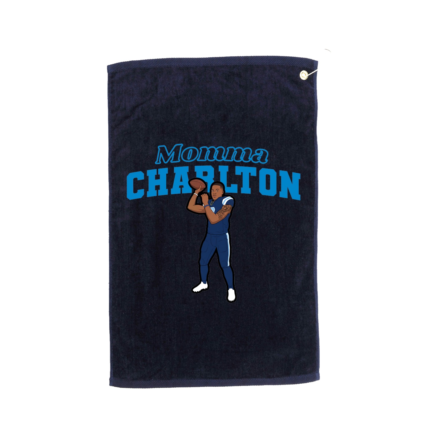 Golf Towel — Mothers Day Block in Navy