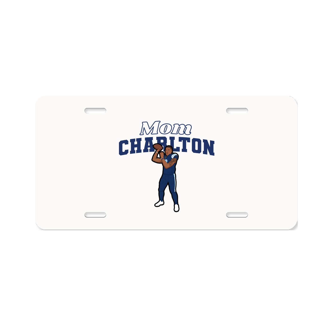 License Plate — Mothers Day Block in Classic