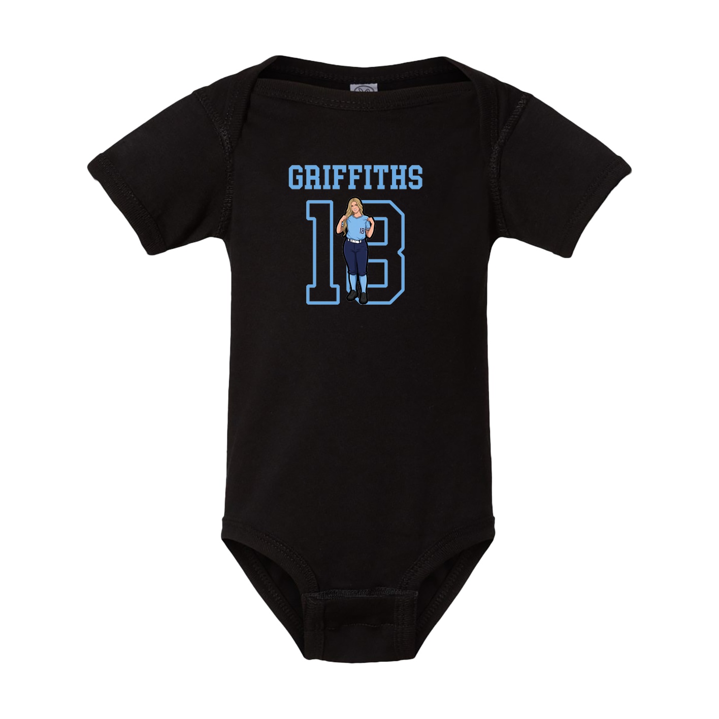 Baby Onesie — Shirsey in Black