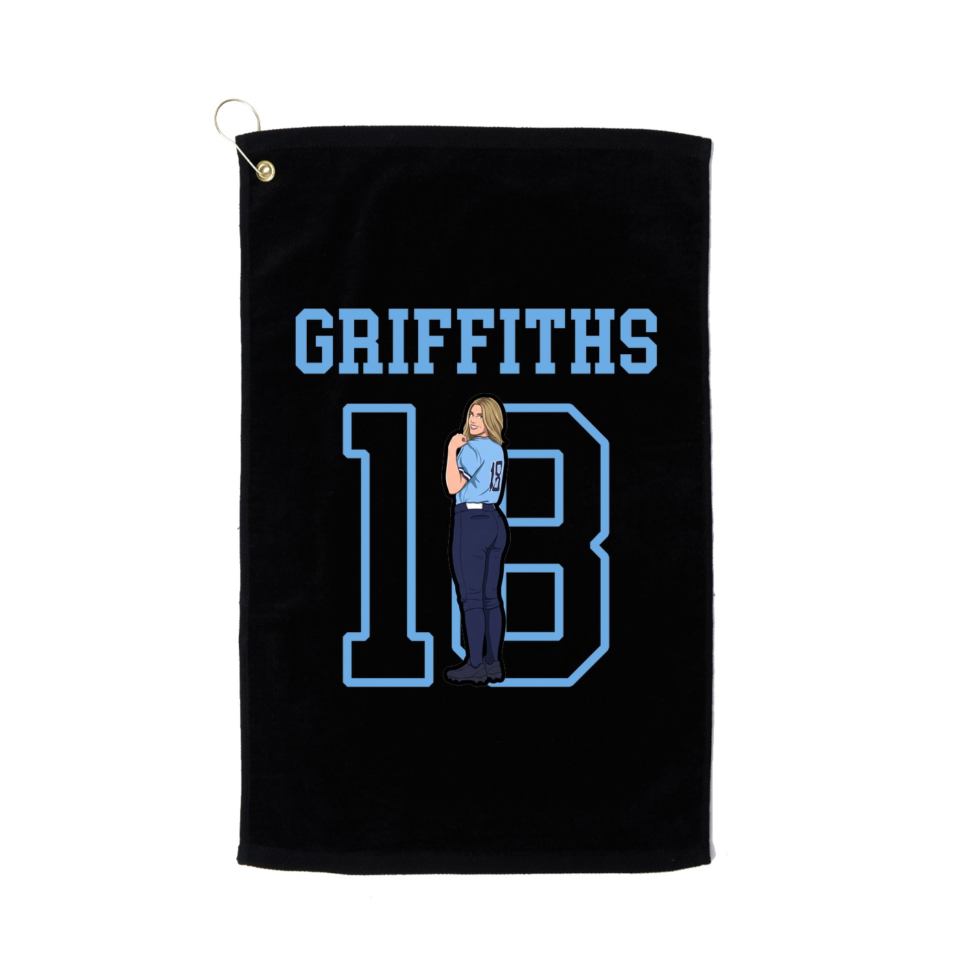 Golf Towel — Shirsey in Black