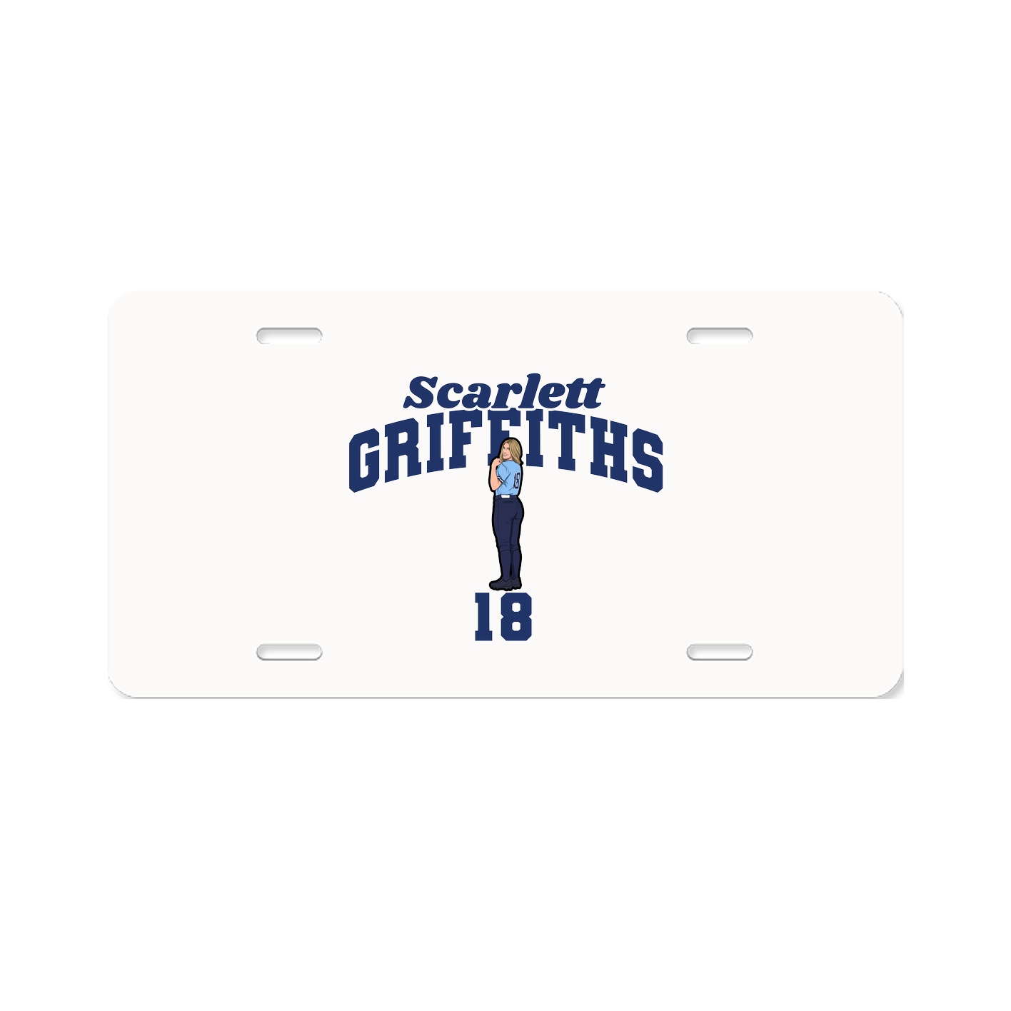 License Plate — Signature Arch in Classic