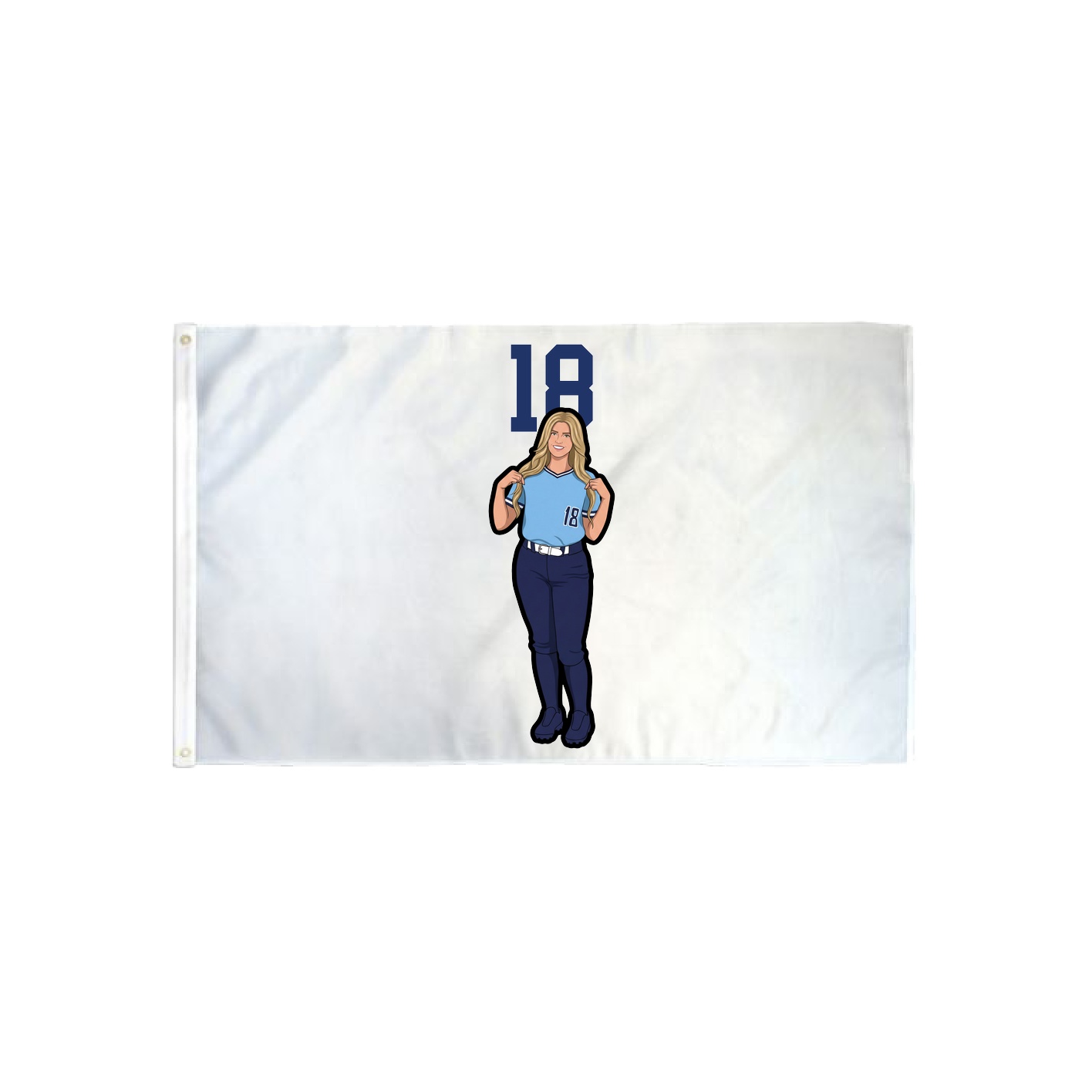 3x5 Flag — Number Top in Classic