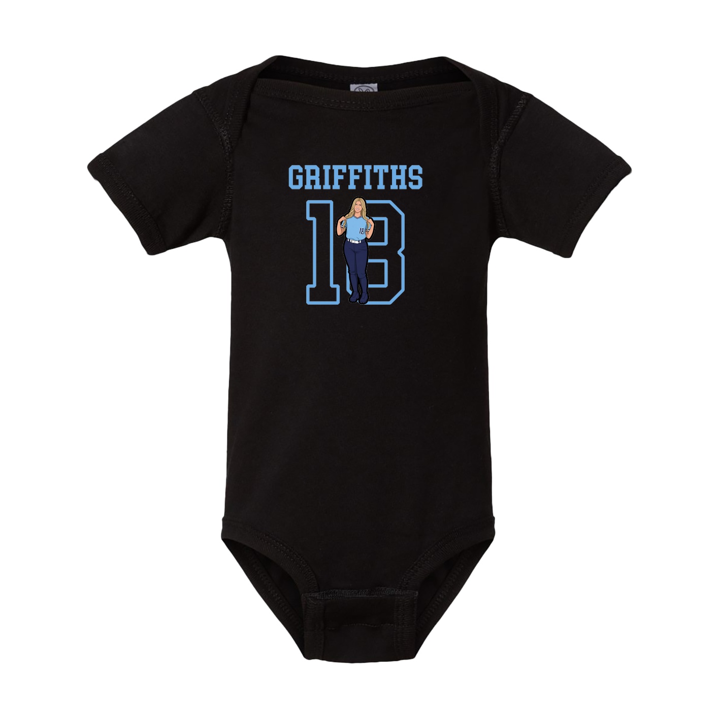 Baby Onesie — Shirsey in Black