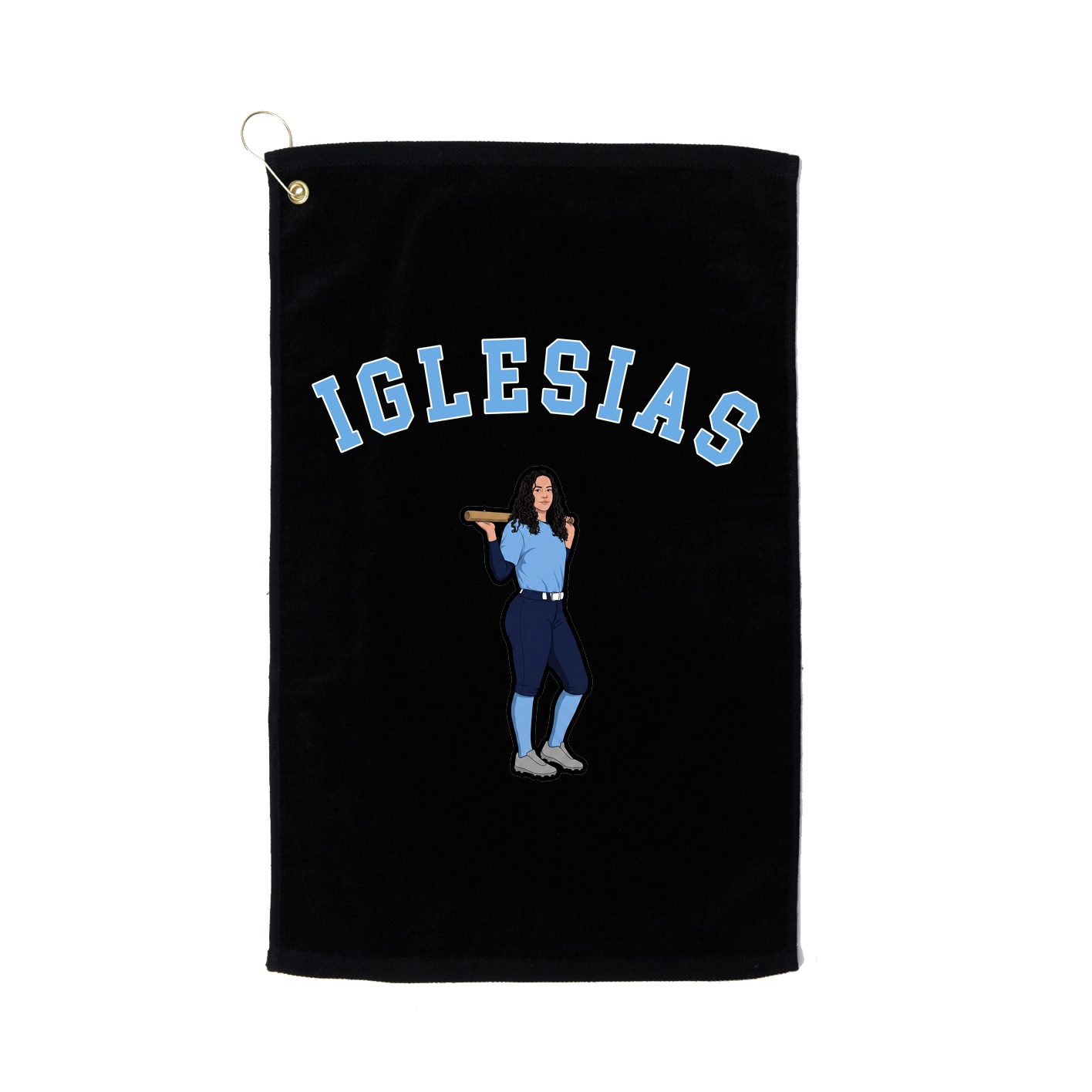 Golf Towel — Shirsey Arch in Black