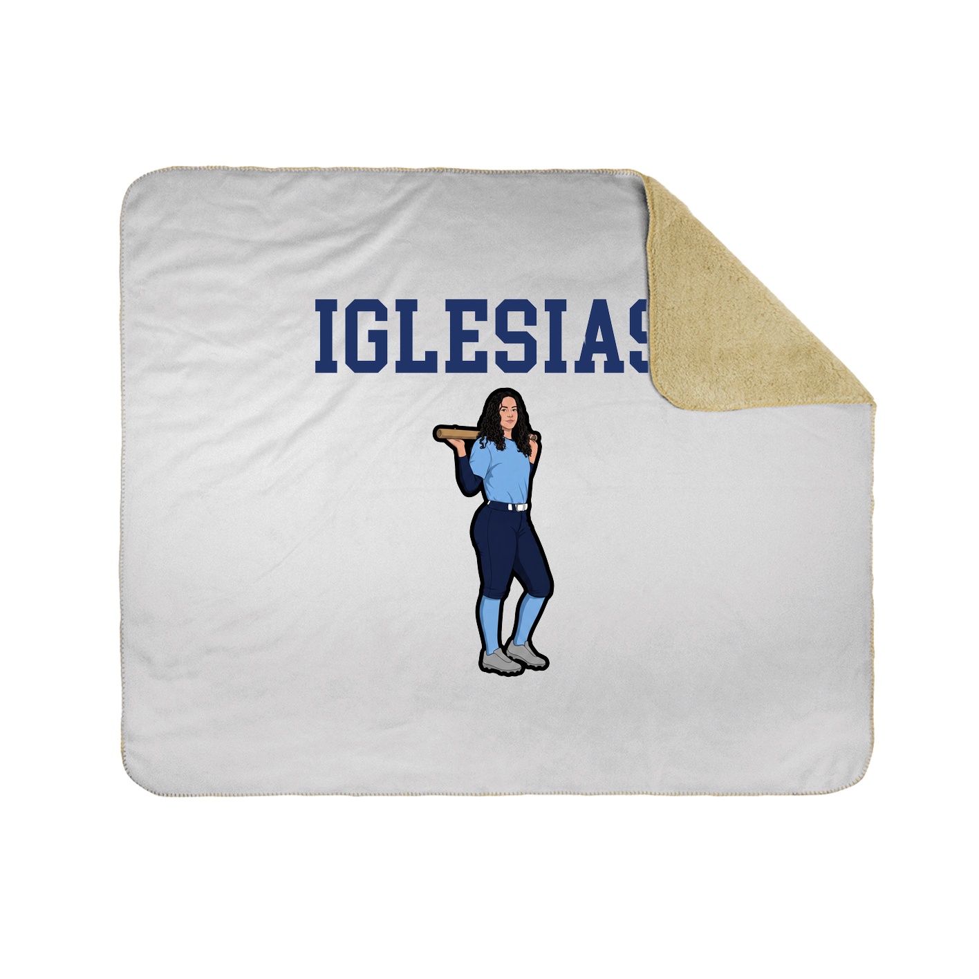 Throw Blanket — Shirsey in White