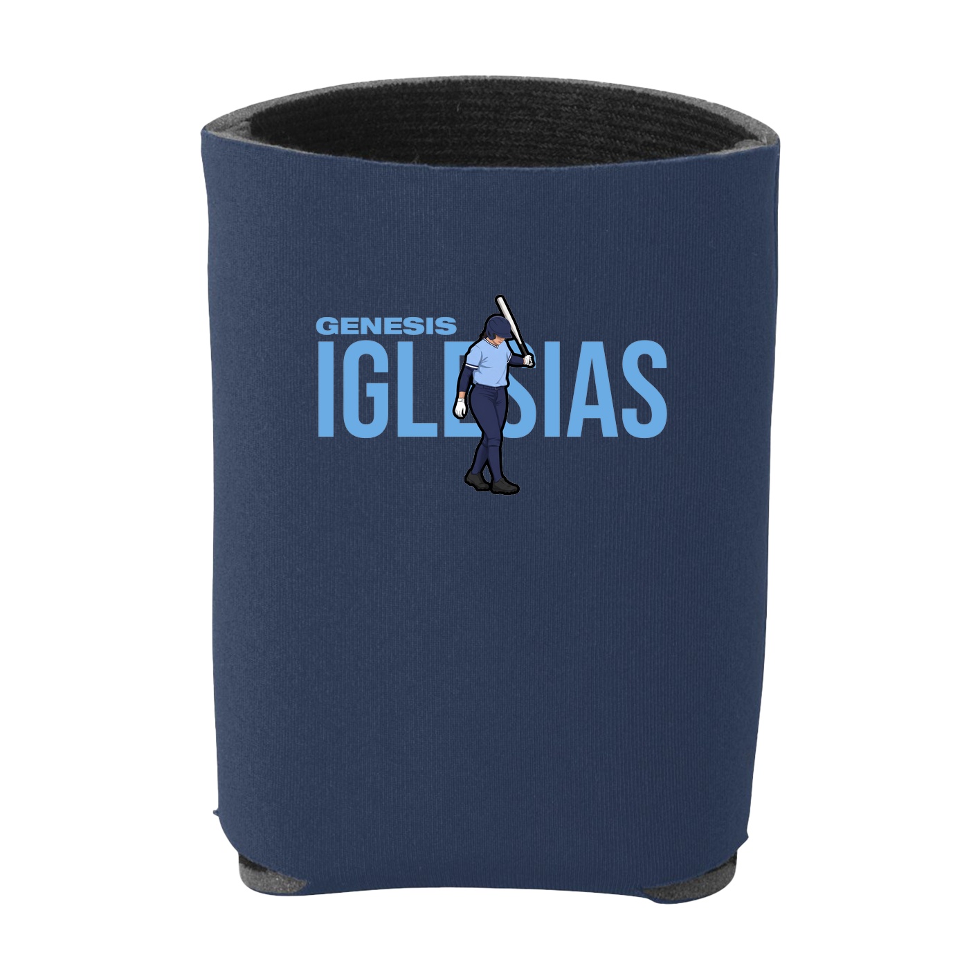 Can Holder — Player Name in Navy