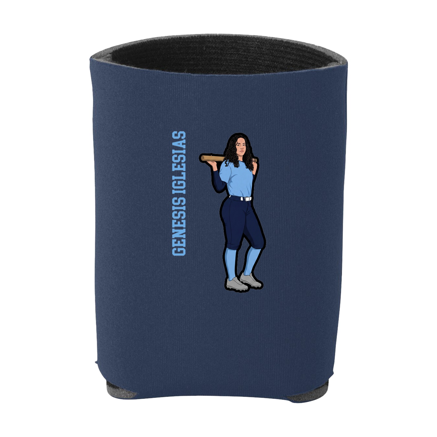Can Holder — Name Vertical in Navy