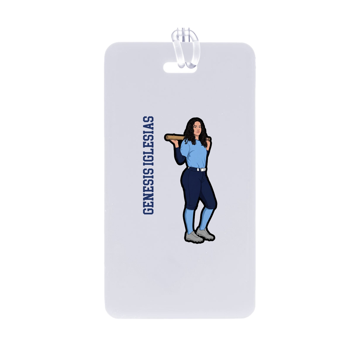 Bag Tag — Name Vertical in Classic