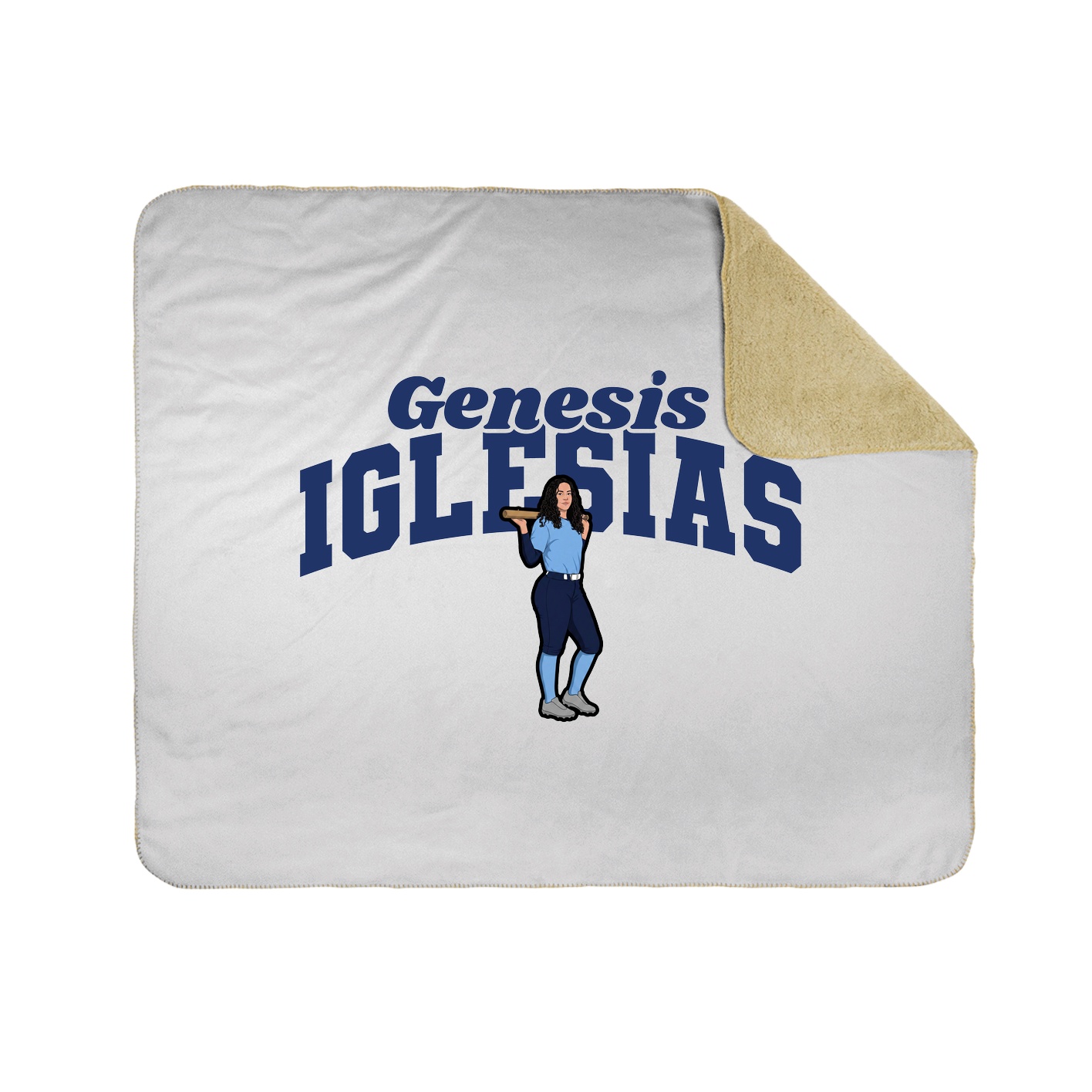 Throw Blanket — Signature Arch in White