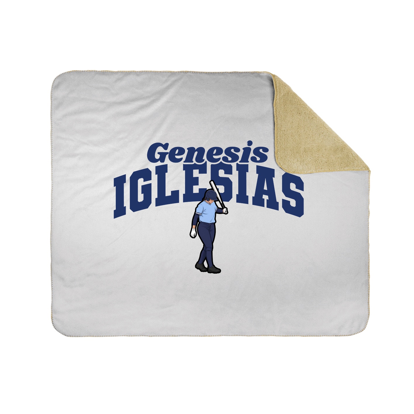 Throw Blanket — Signature Arch in White