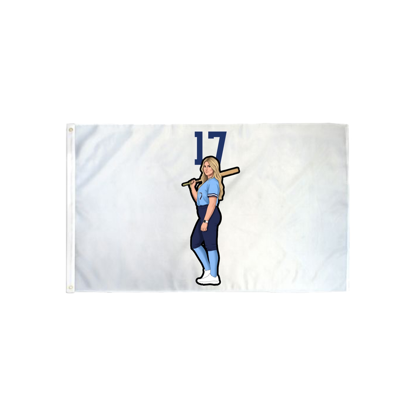 3x5 Flag — Number Top in Classic
