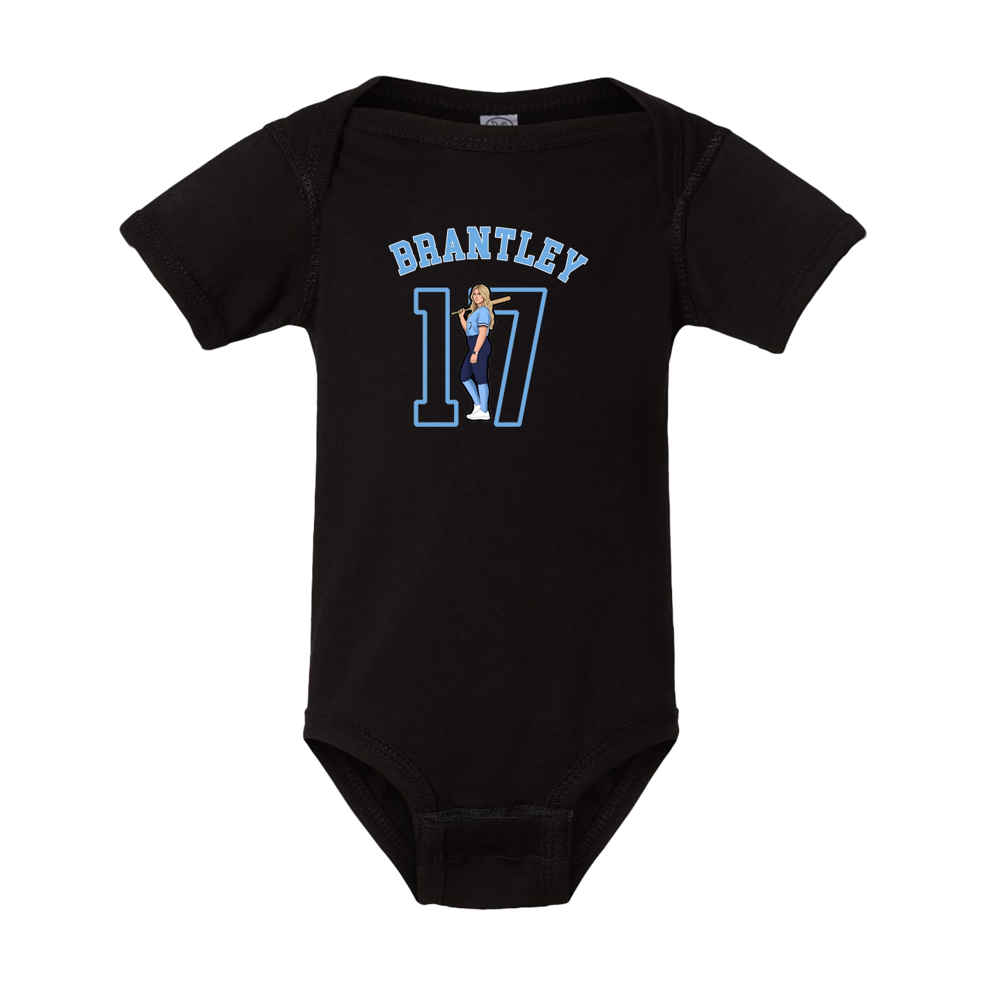 Baby Onesie — Shirsey Arch in Black