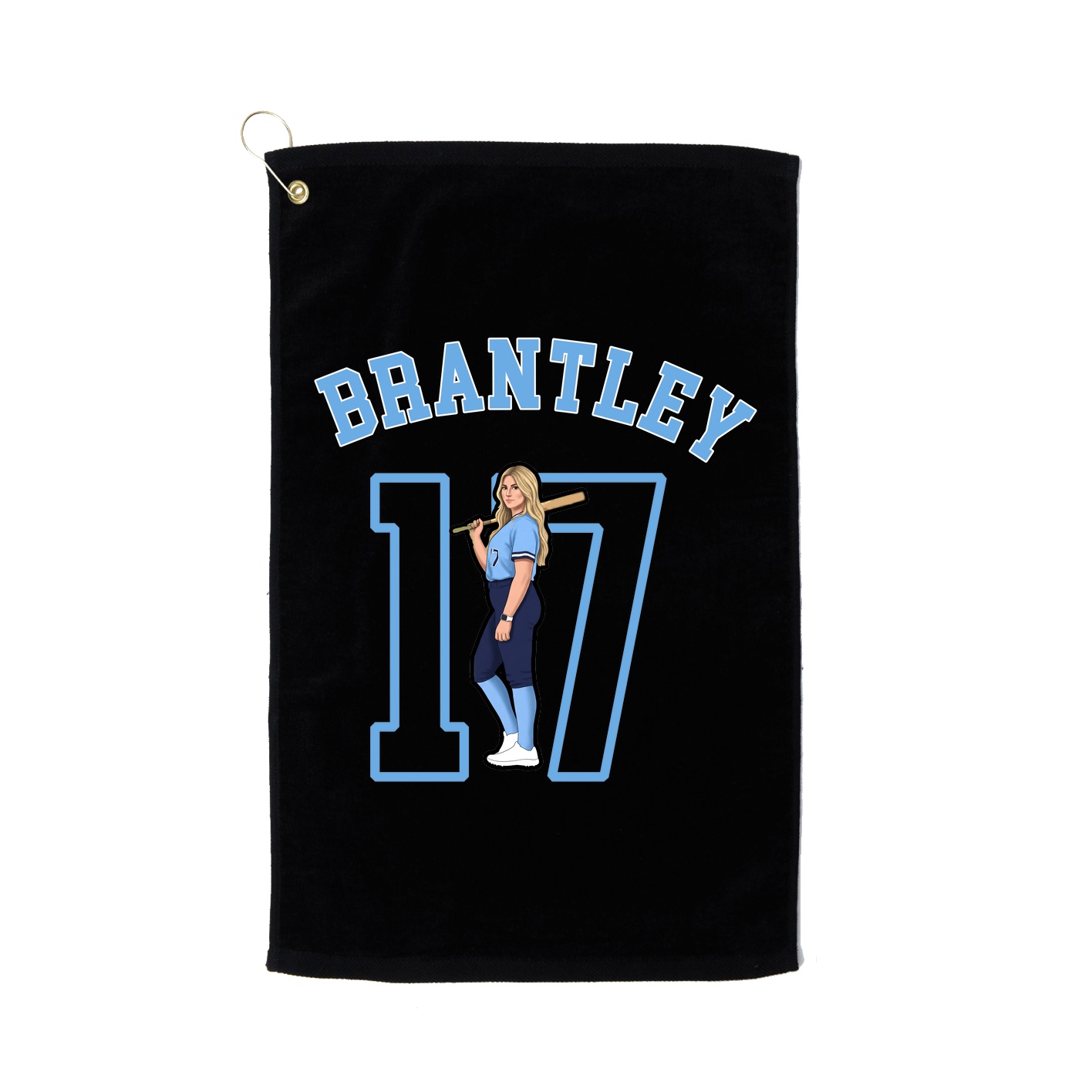 Golf Towel — Shirsey Arch in Black