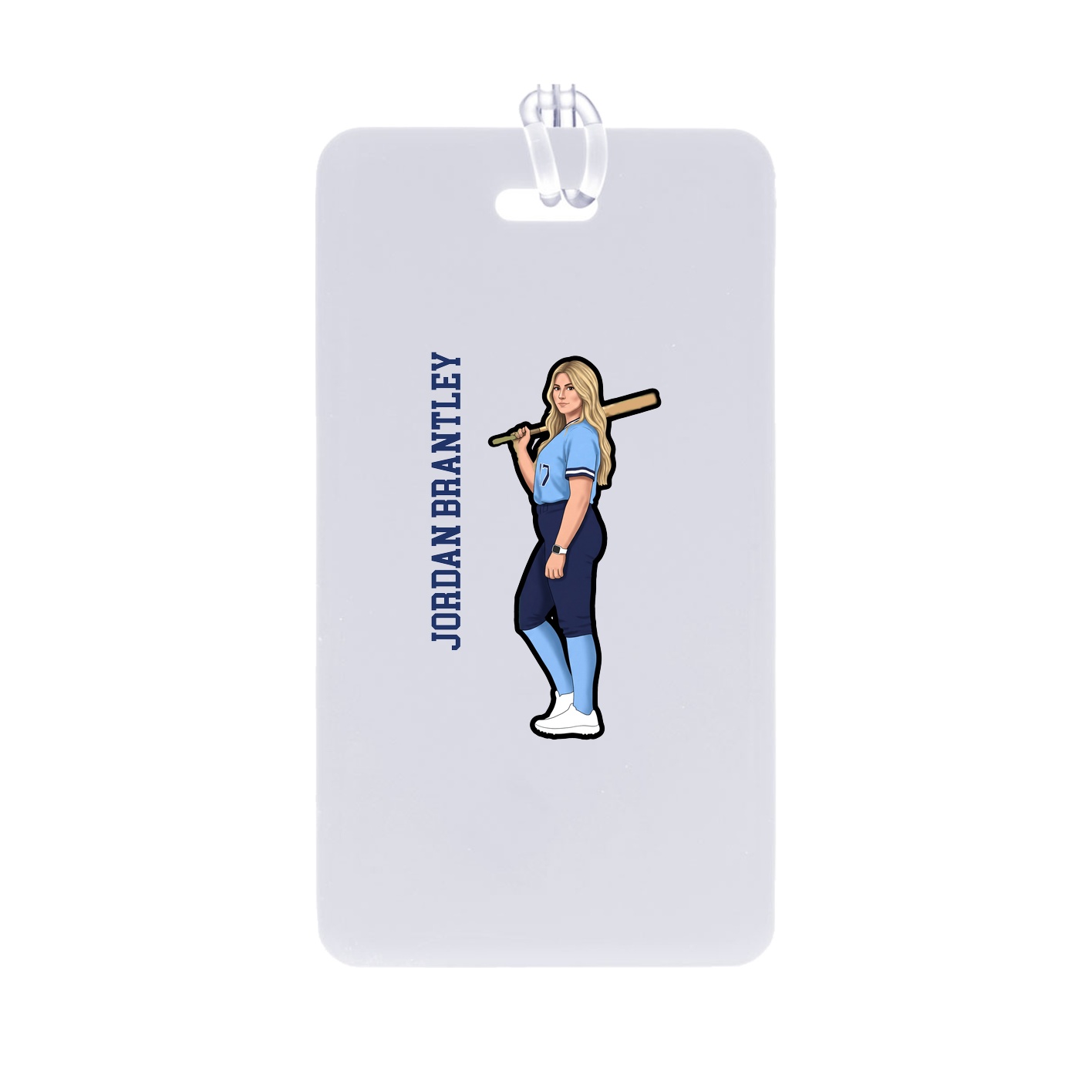 Bag Tag — Name Vertical in Classic