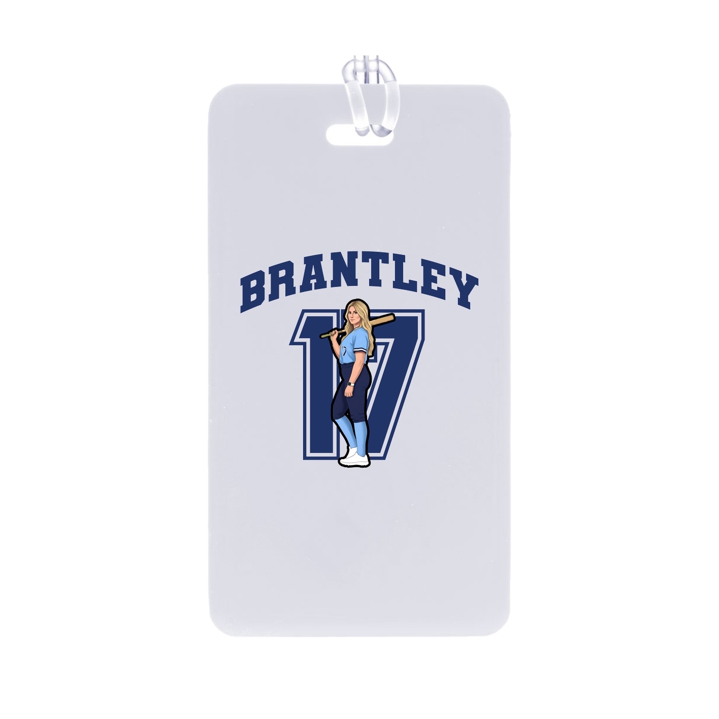 Bag Tag — Number in Classic