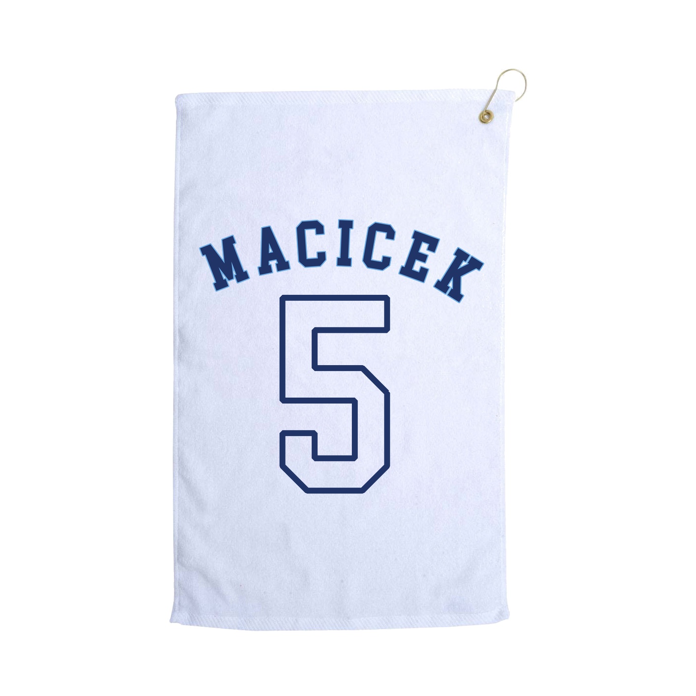 Golf Towel — Shirsey Arch in White
