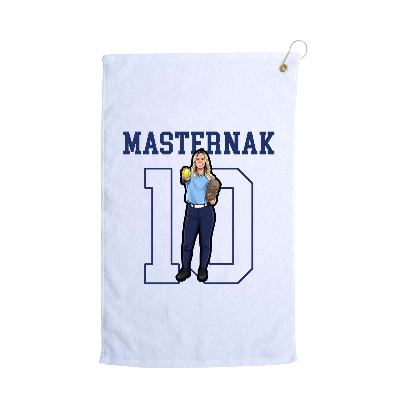 Golf Towel — Shirsey in White