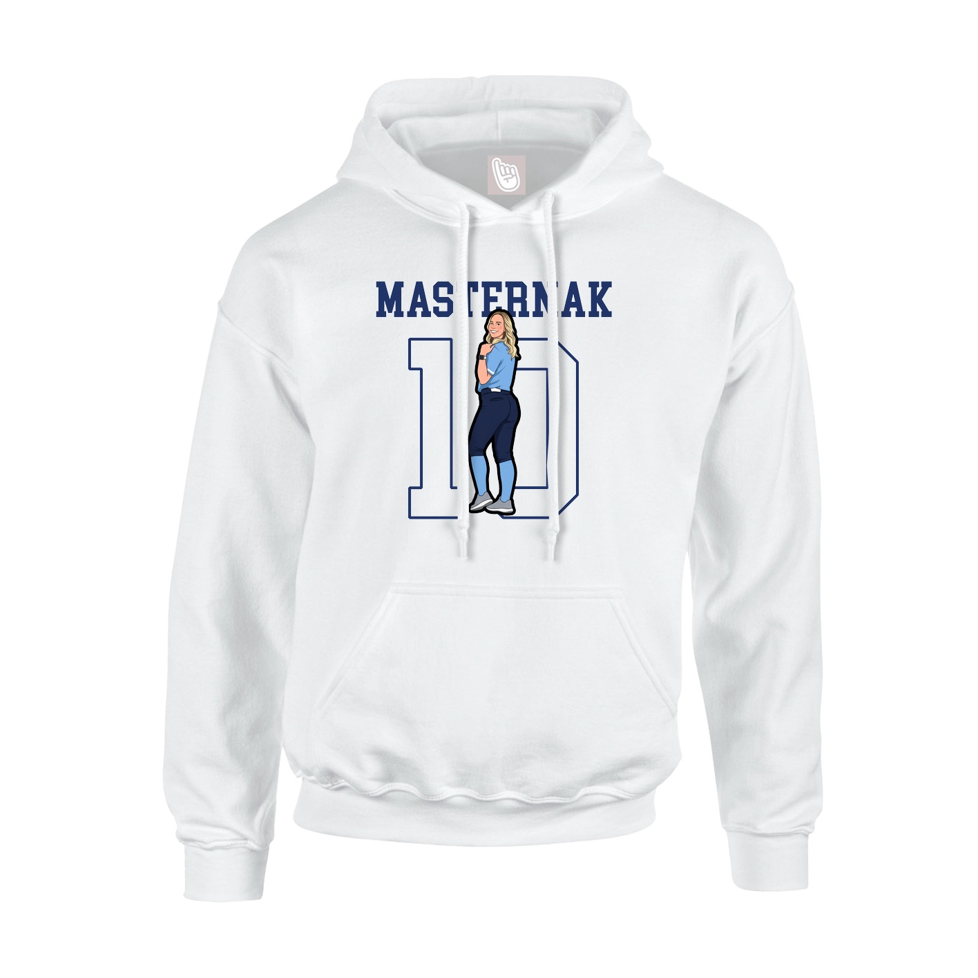 Hoodie — Shirsey in White