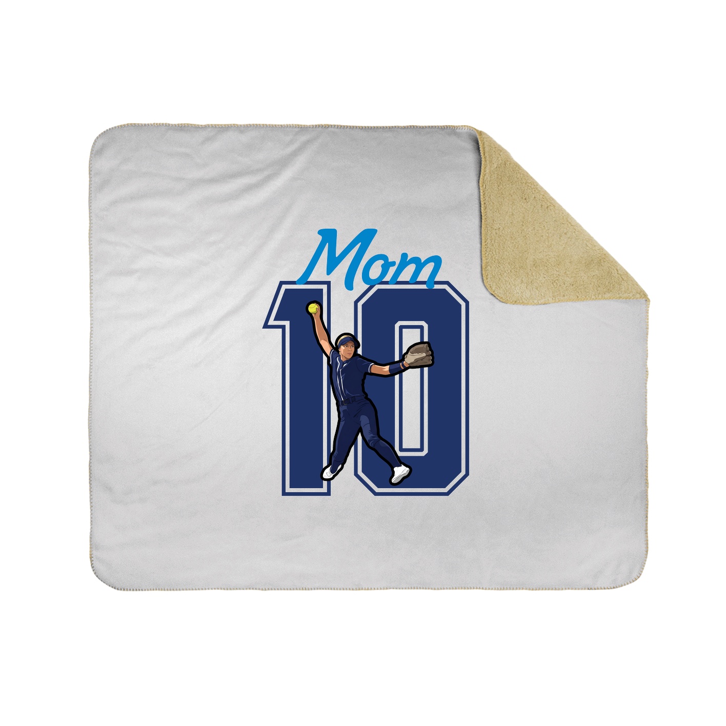 Throw Blanket — Mothers Day Shirsey in White