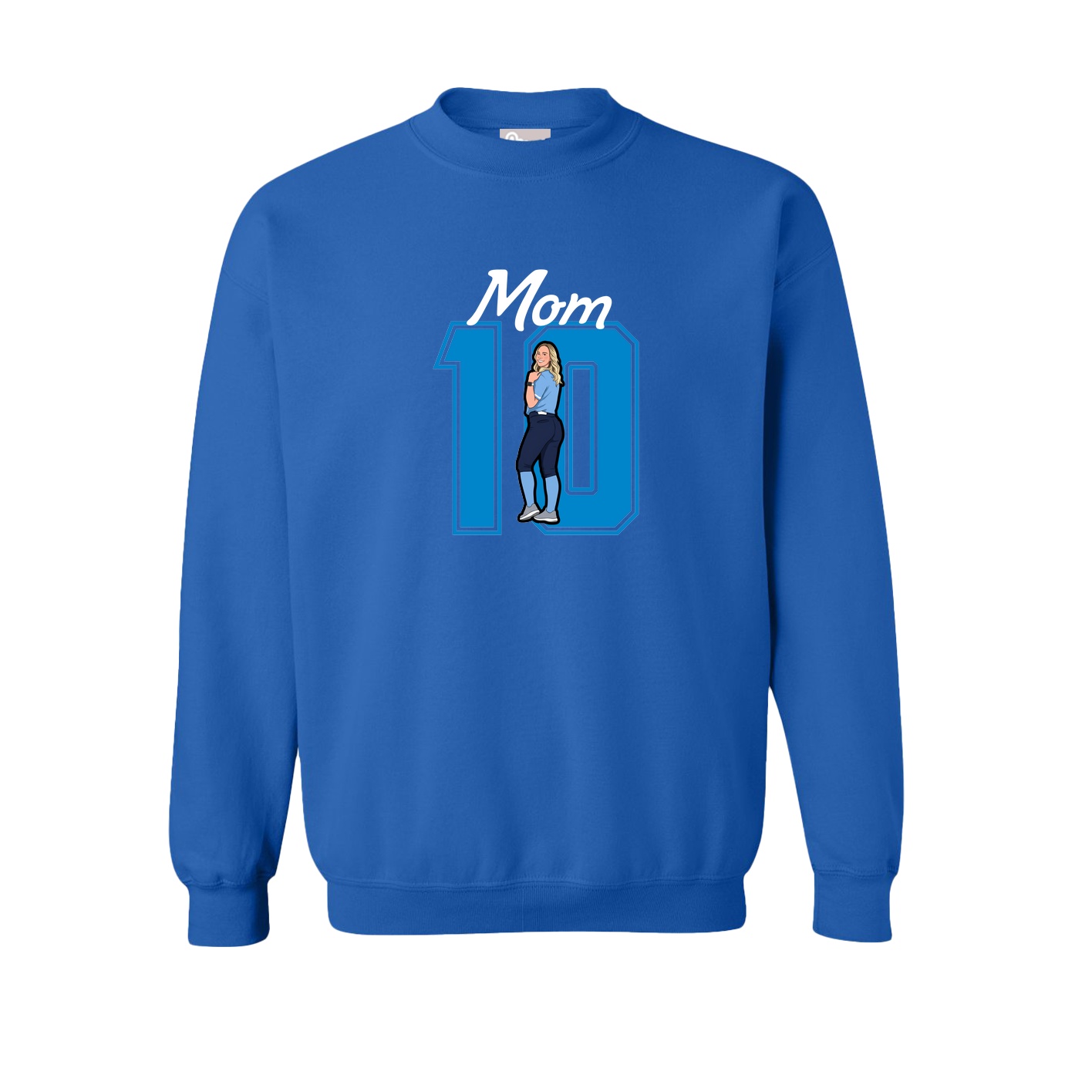 Fleece Crew — Mothers Day Shirsey in Royal