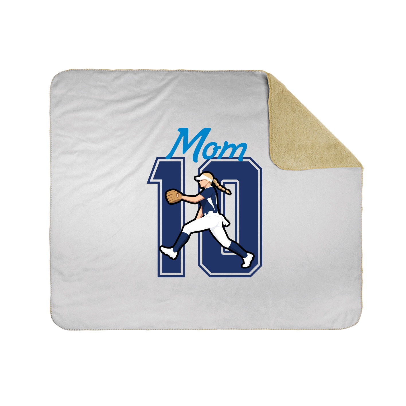 Throw Blanket — Mothers Day Shirsey in White