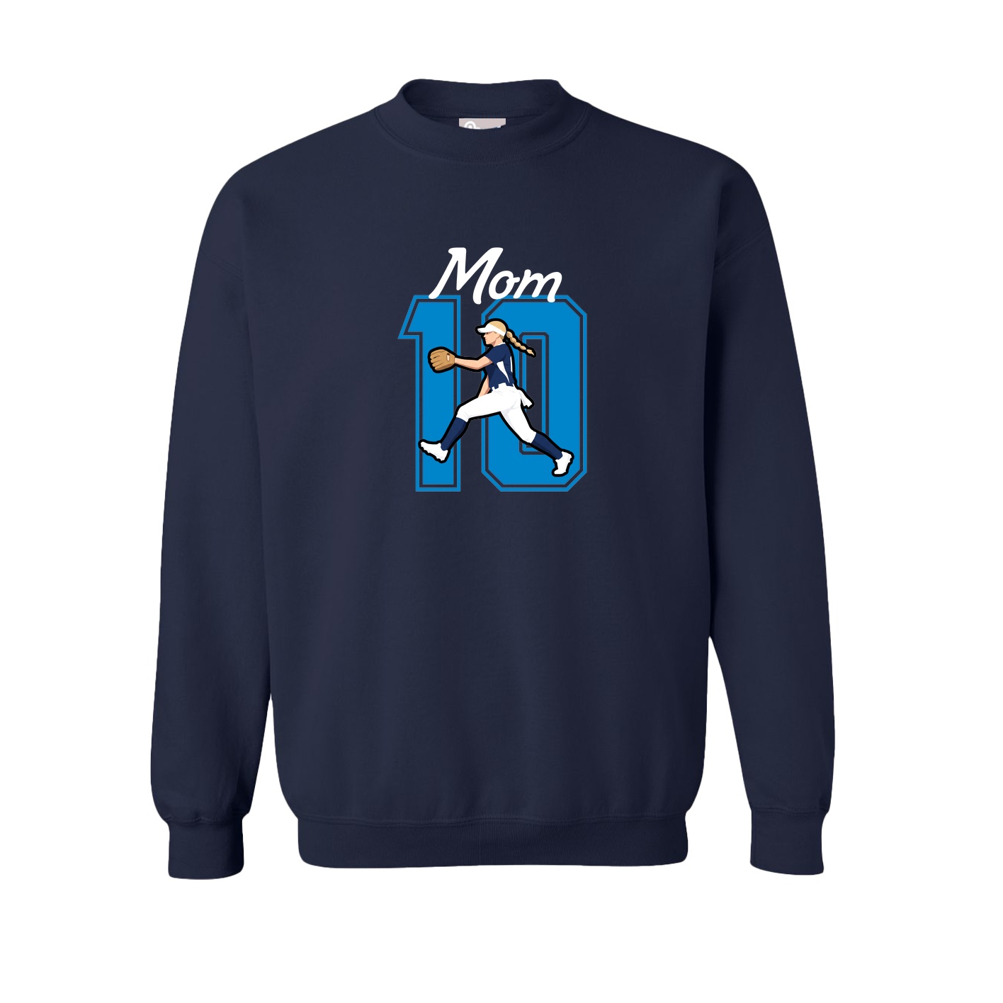 Fleece Crew — Mothers Day Shirsey in Navy