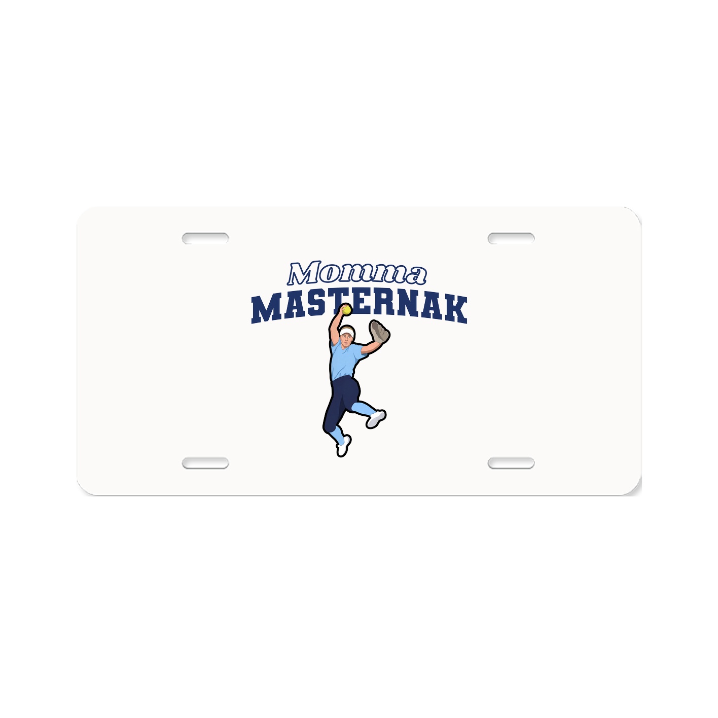 License Plate — Mothers Day Block in Classic