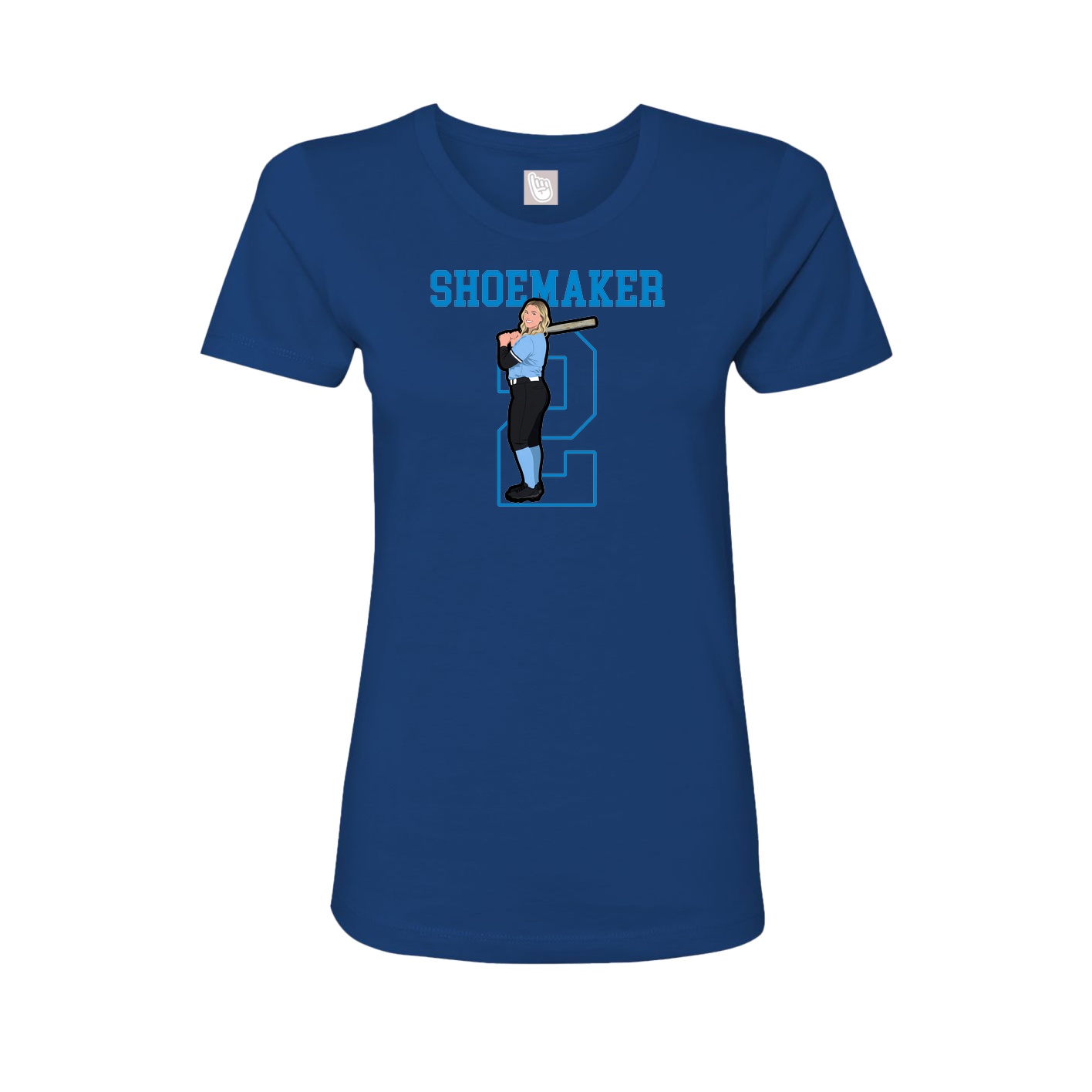 Fitted Women's Tee — Shirsey in Royal