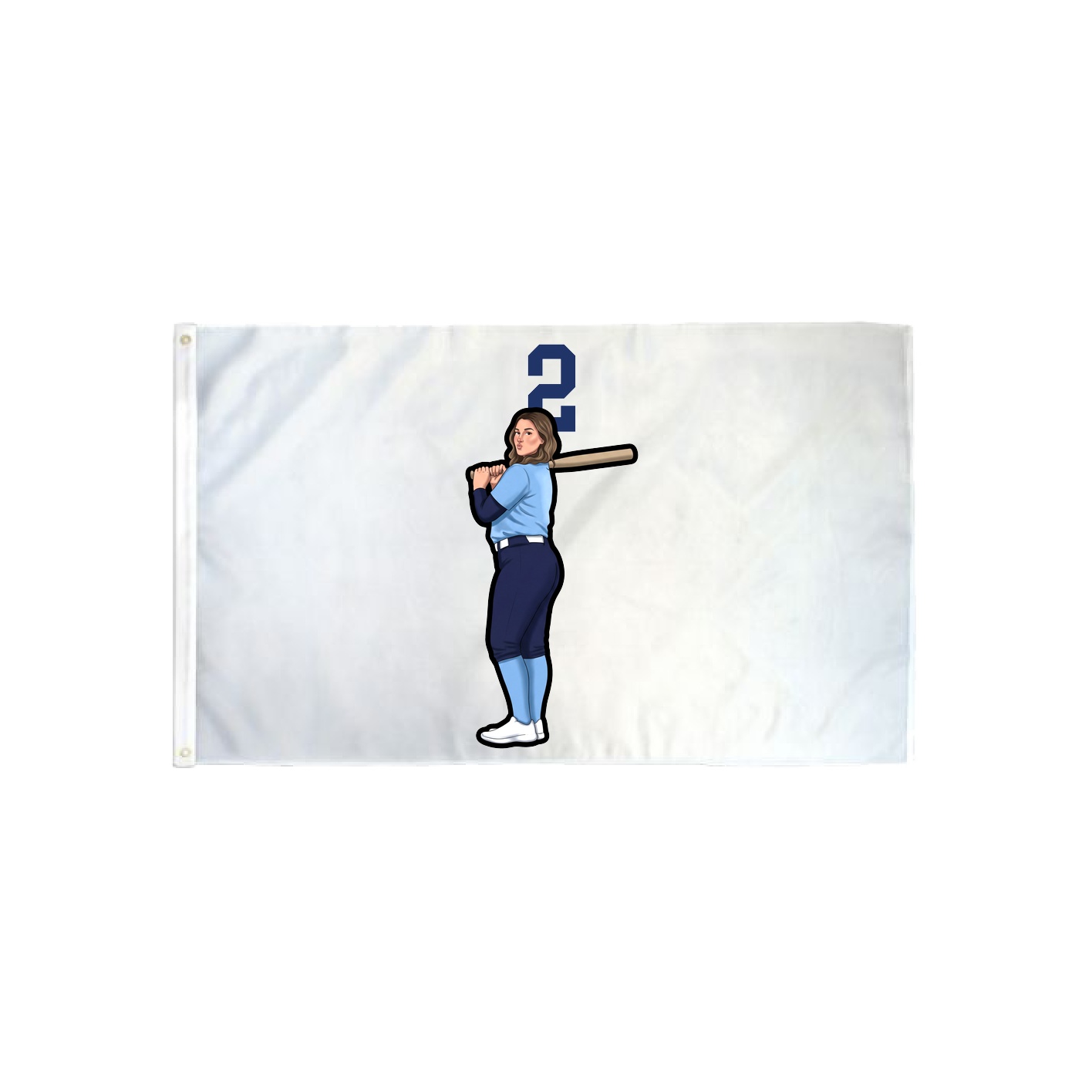 3x5 Flag — Number Top in Classic