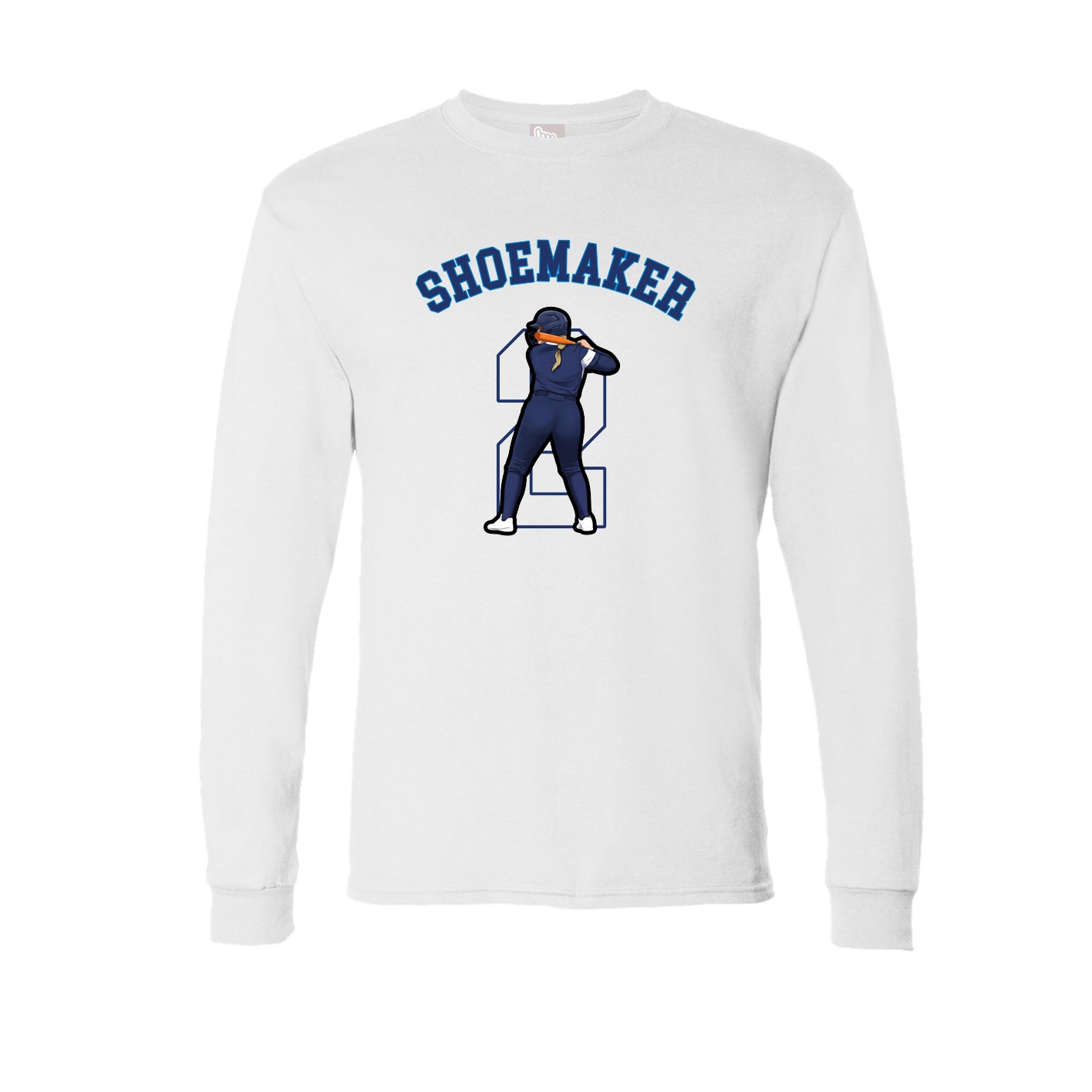 Long Sleeve Tee — Shirsey Arch in White