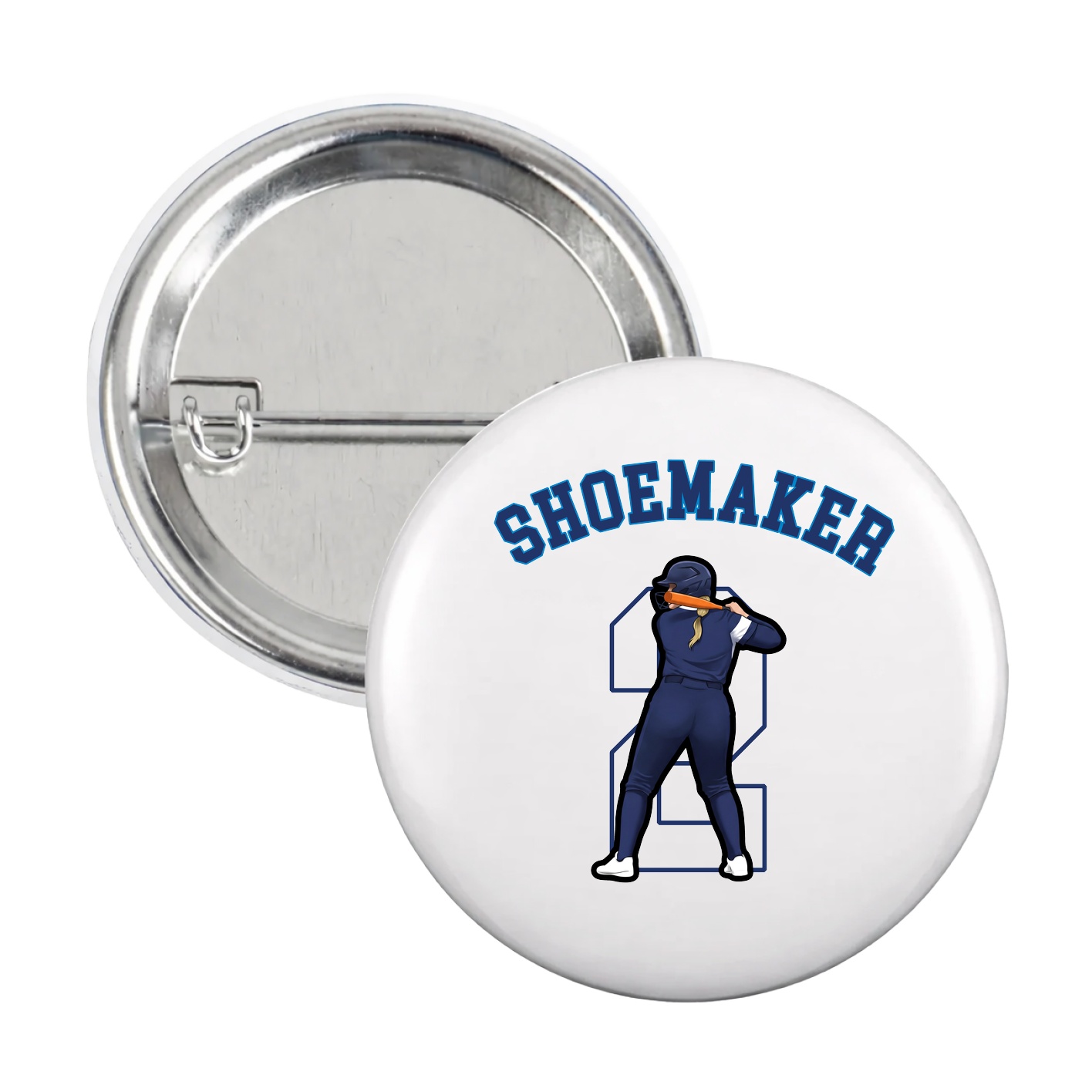 Game Day Button — Shirsey Arch in White