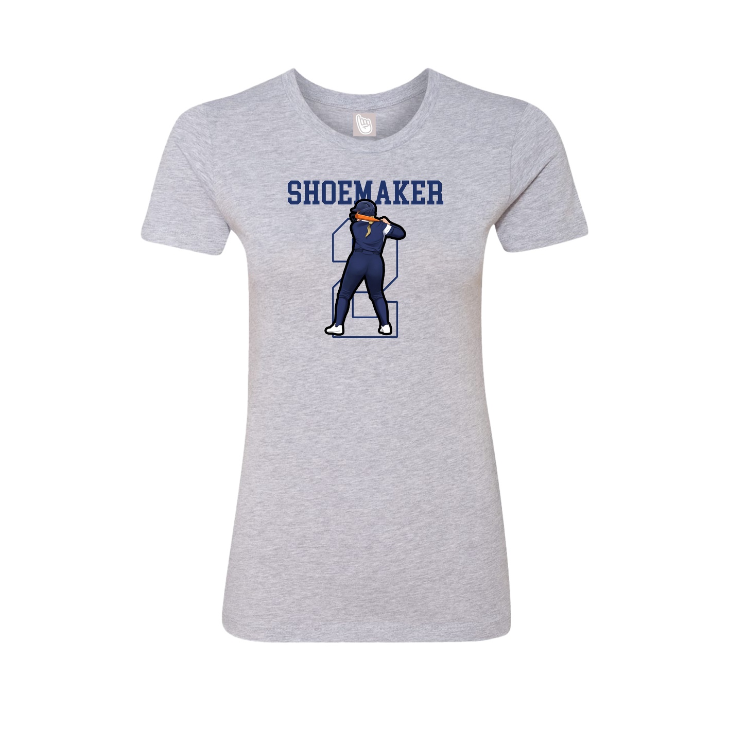 Fitted Women's Tee — Shirsey in Grey