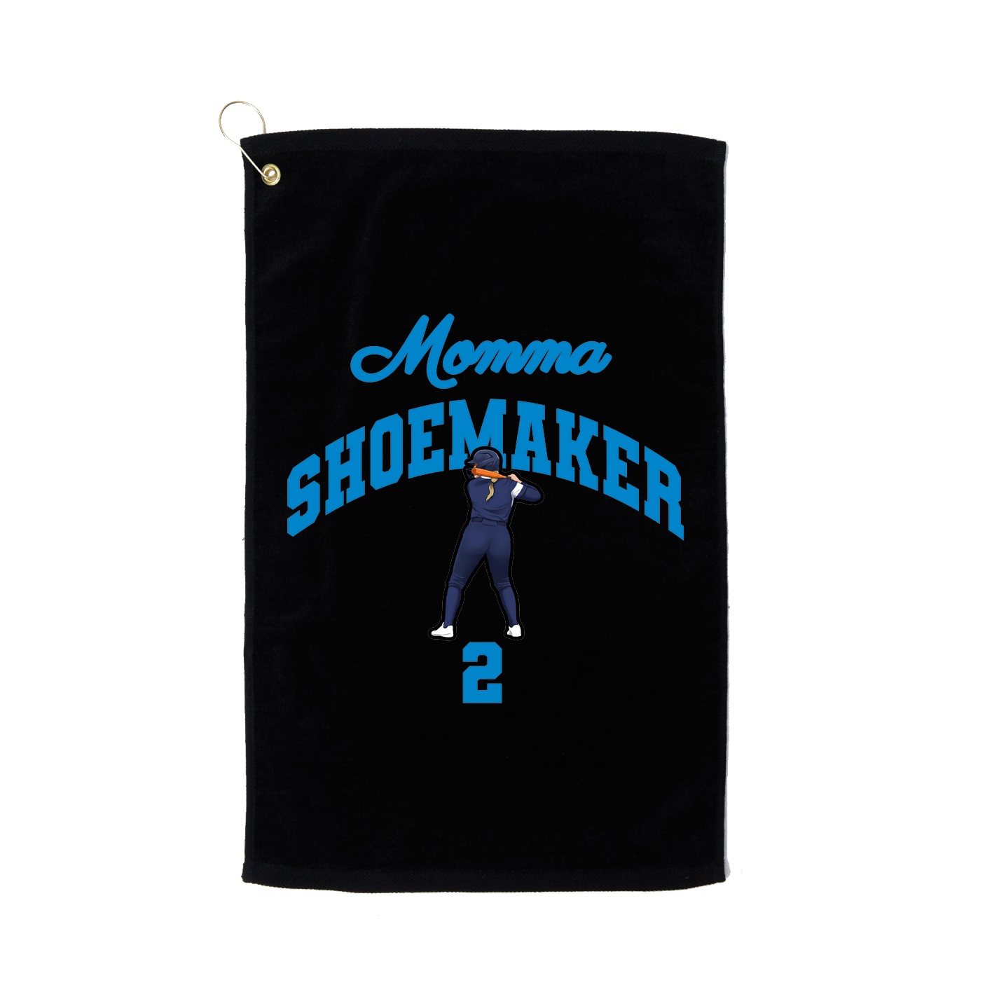 Golf Towel — Mothers Day Arch in Black